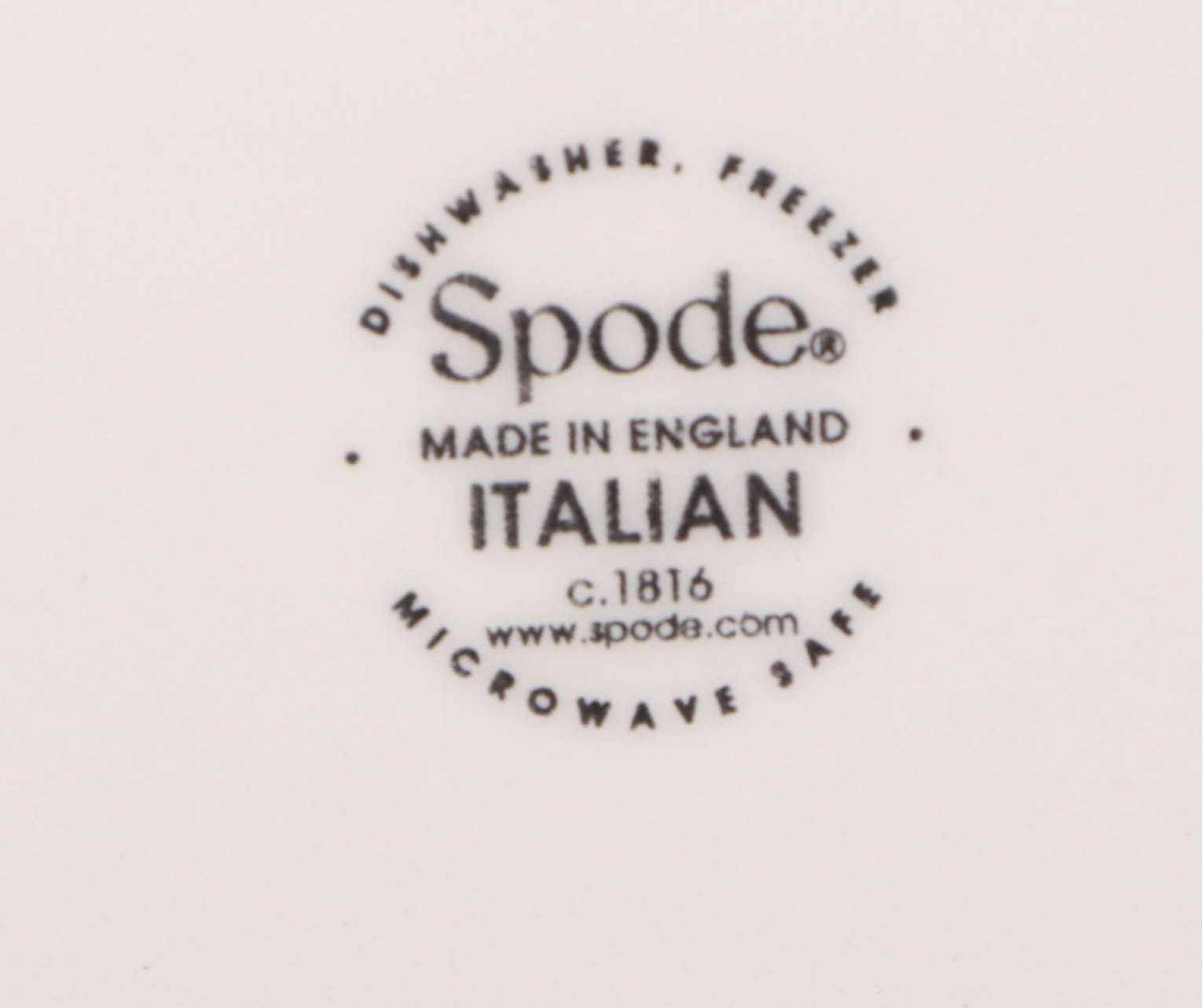 Spode "Italian" Blue and White Ceramic Dinnerware