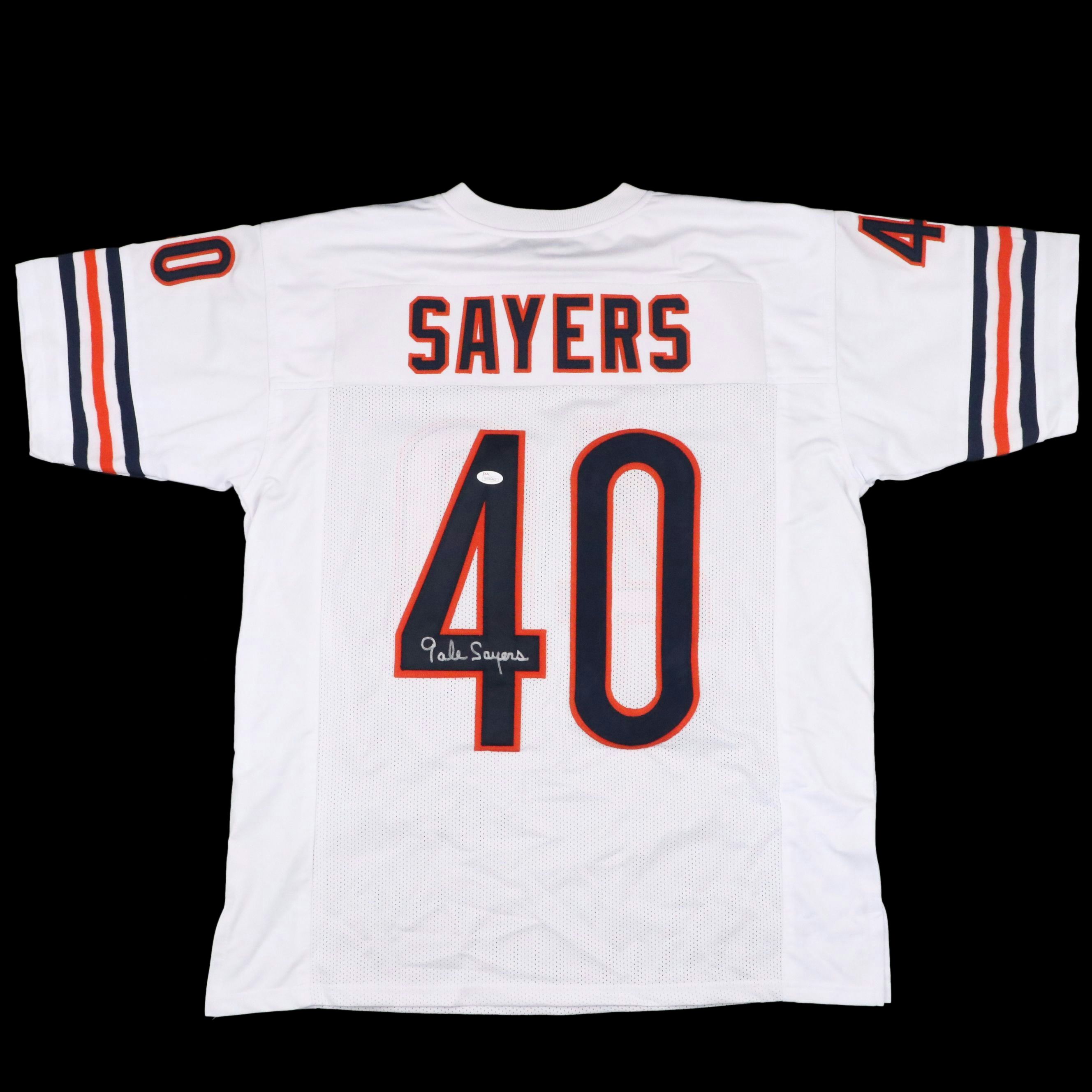 Gale Sayers Signed Chicago Bears Football Jersey, JSA