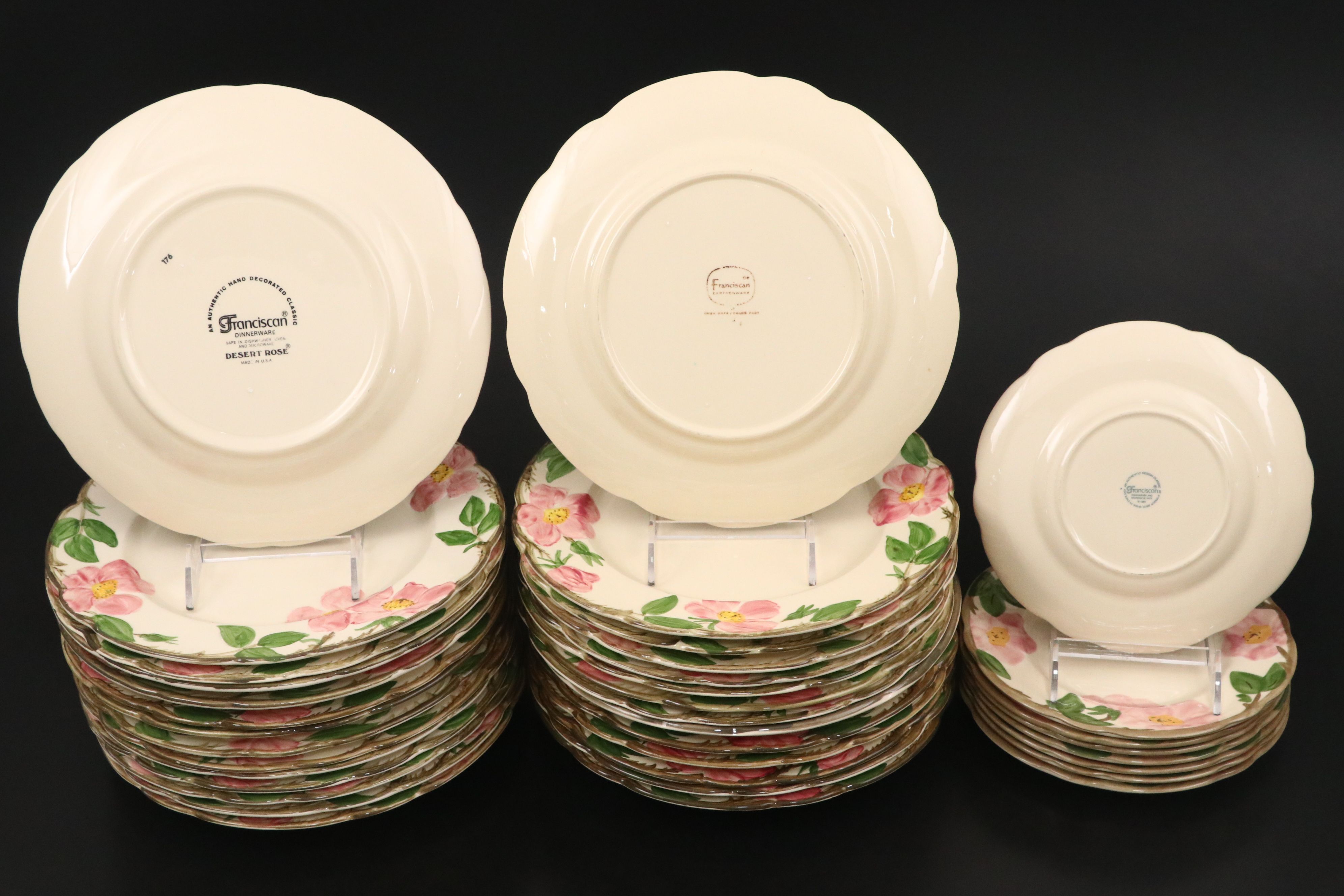 Franciscan "Desert Rose" Dinnerware and Serving Pieces, 1941–1984