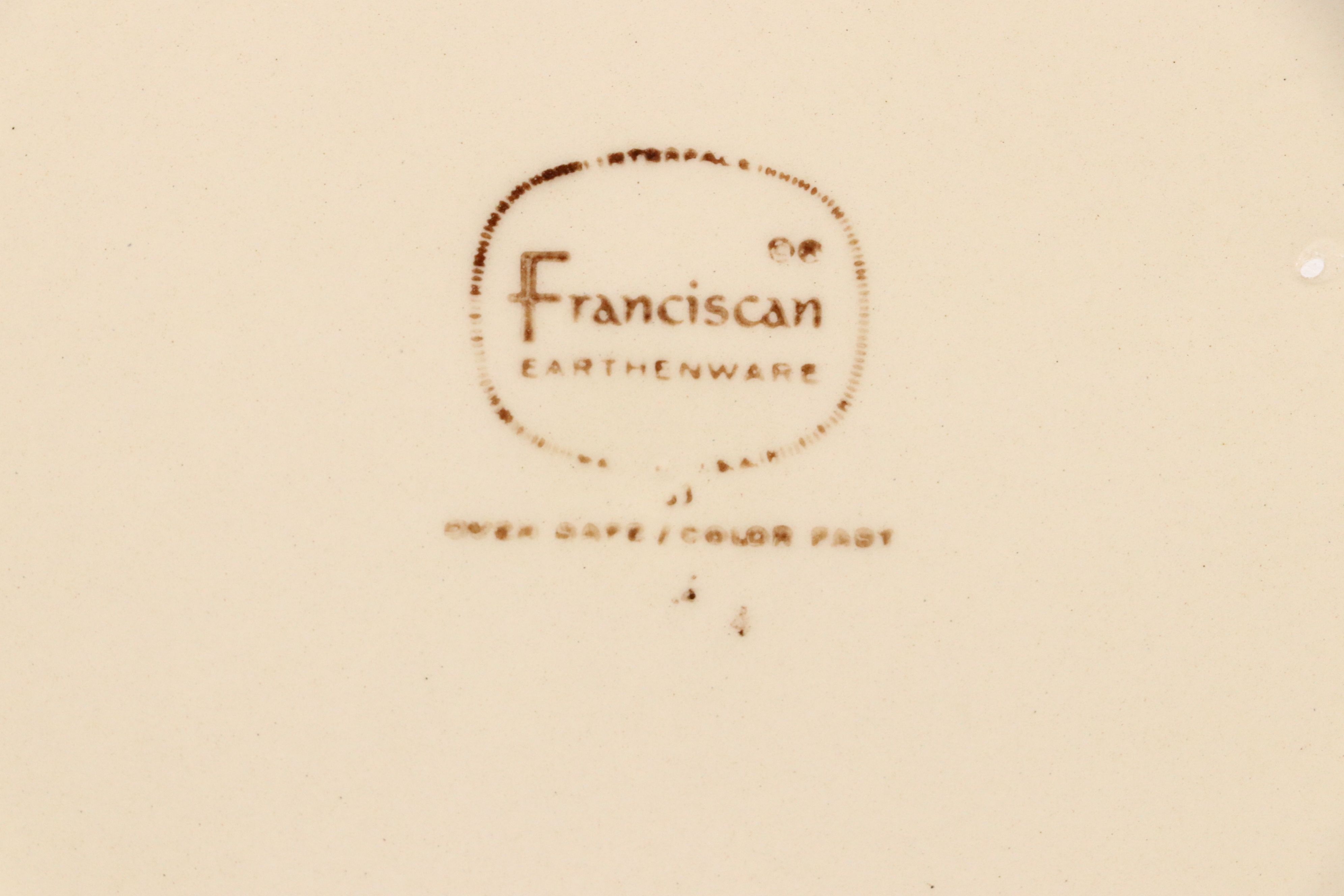 Franciscan "Desert Rose" Dinnerware and Serving Pieces, 1941–1984