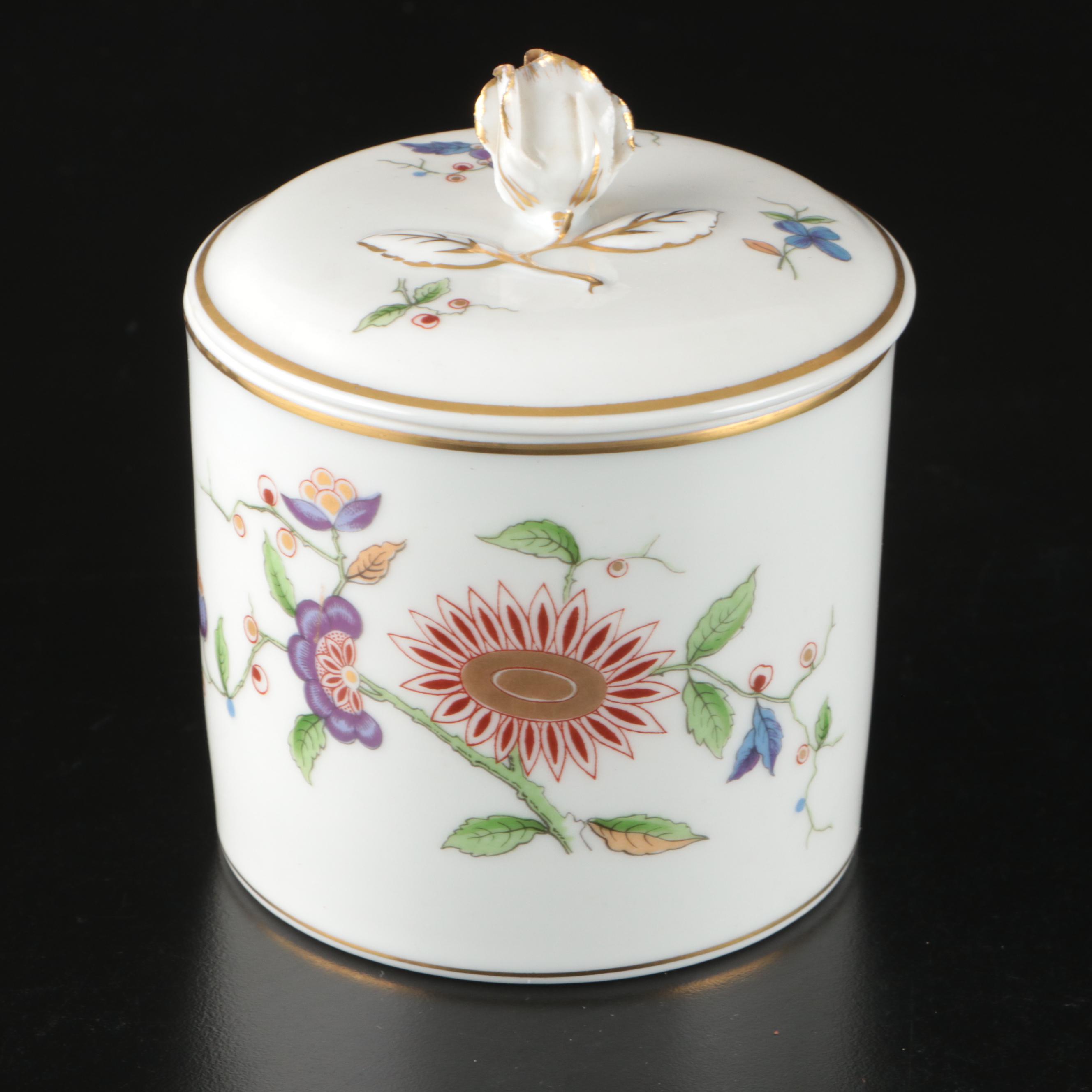 Richard Ginori Porcelain Tea Caddies and Plates with Other Ceramic Tableware