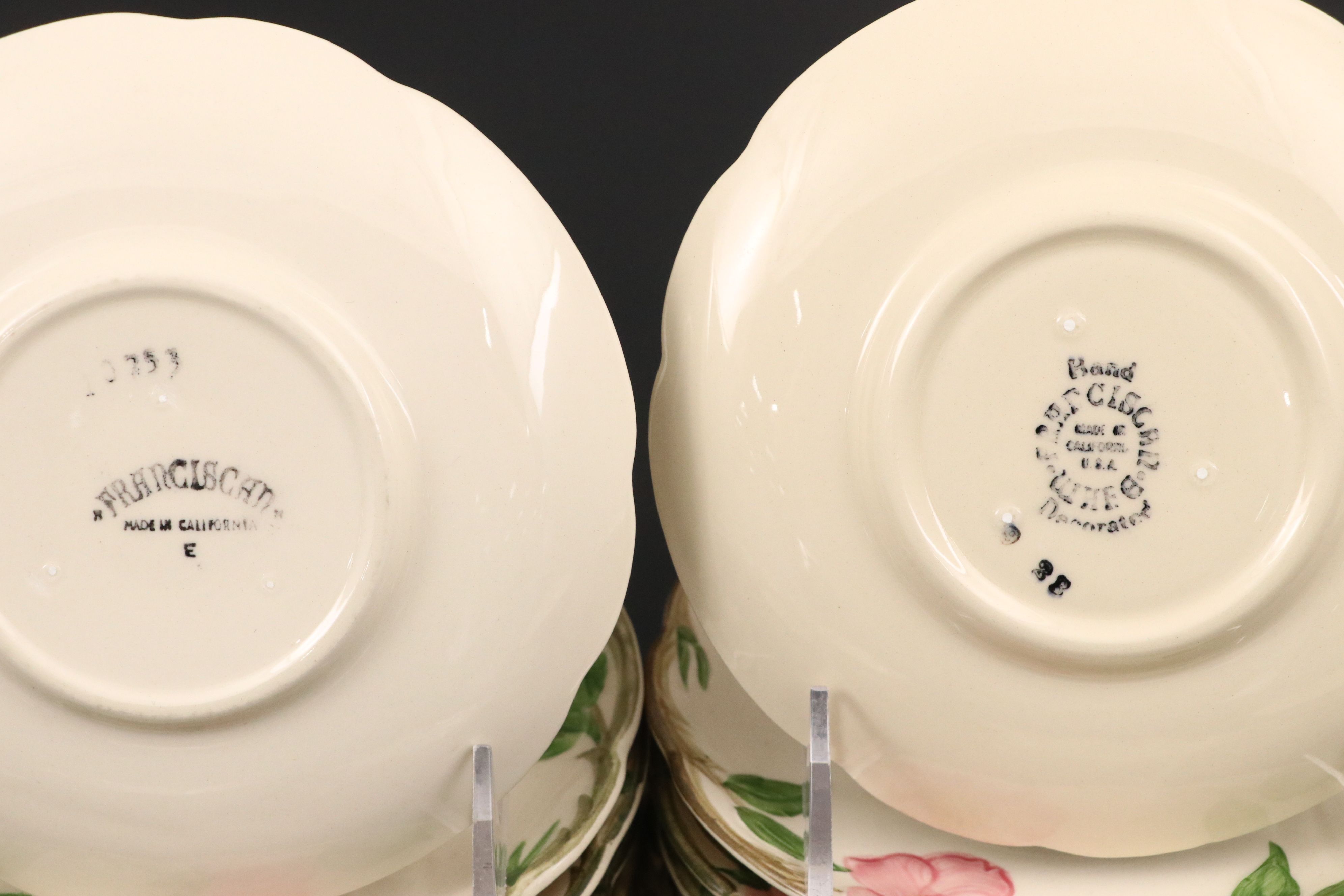 Franciscan "Desert Rose" Dinnerware and Serving Pieces, 1941–1984