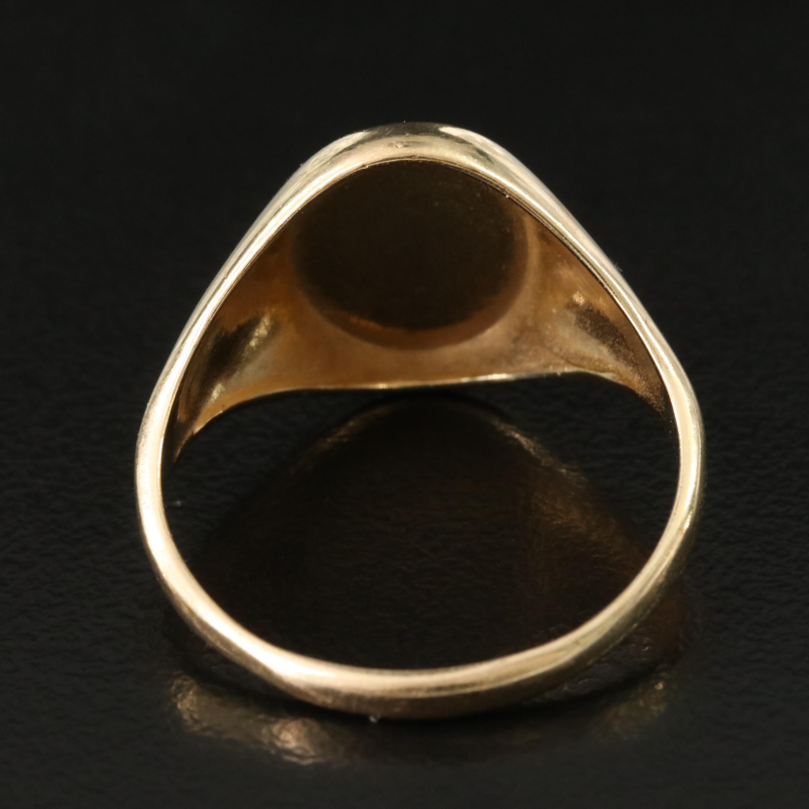 10K Signet Ring