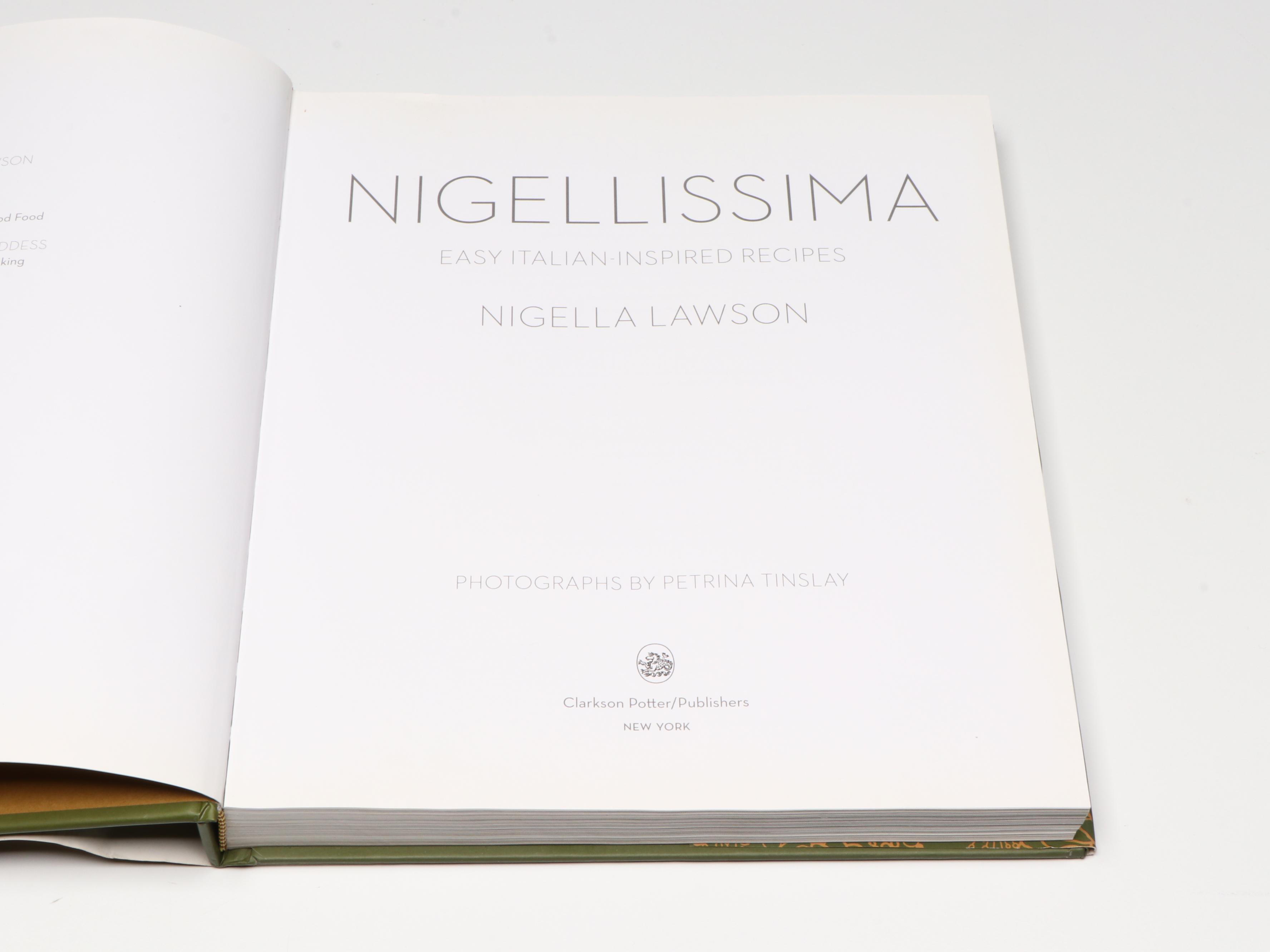 Nigella Lawson Cookbook with Anchor Hocking Glass Pitcher and More Table Décor