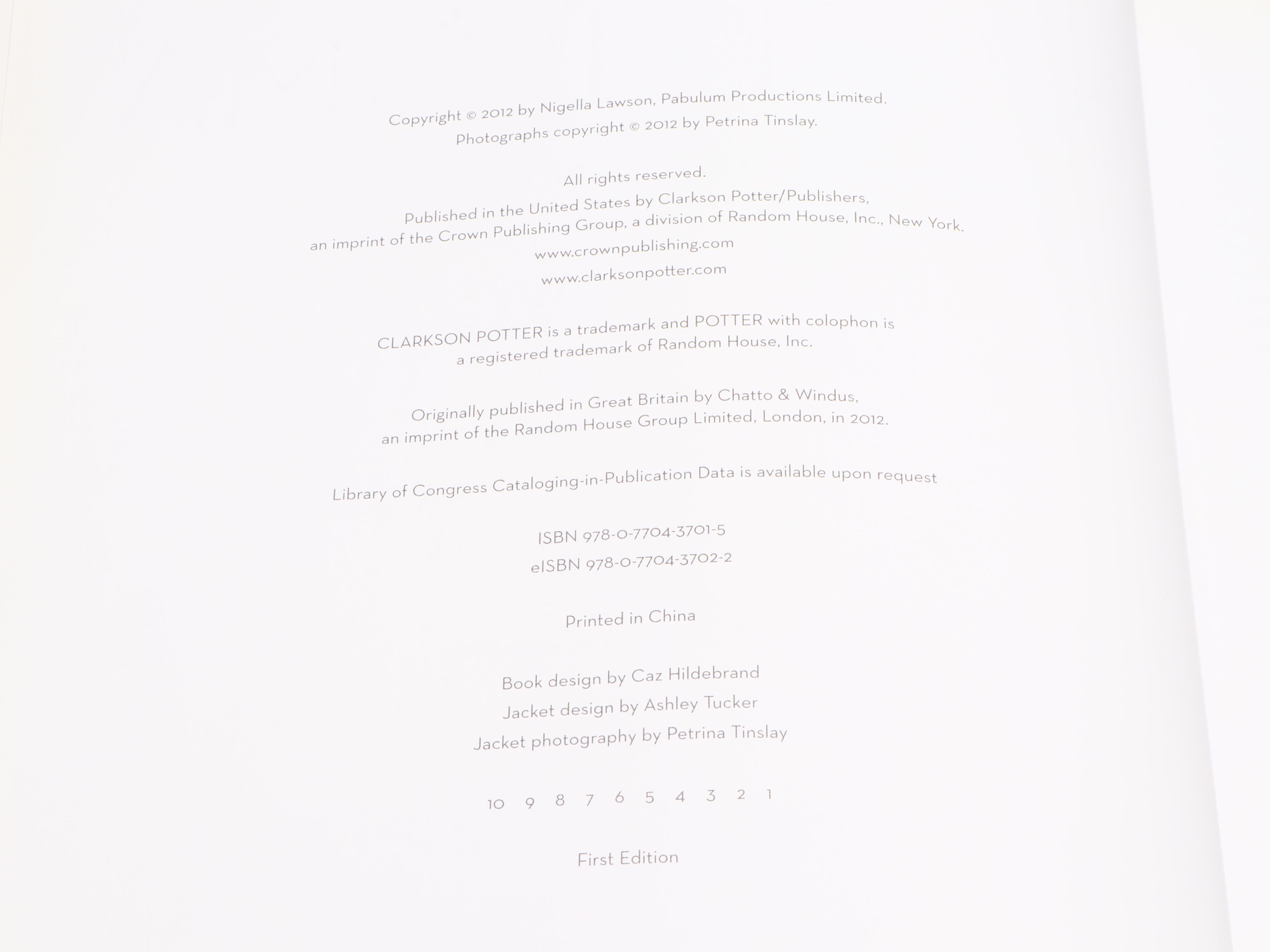 Nigella Lawson Cookbook with Anchor Hocking Glass Pitcher and More Table Décor