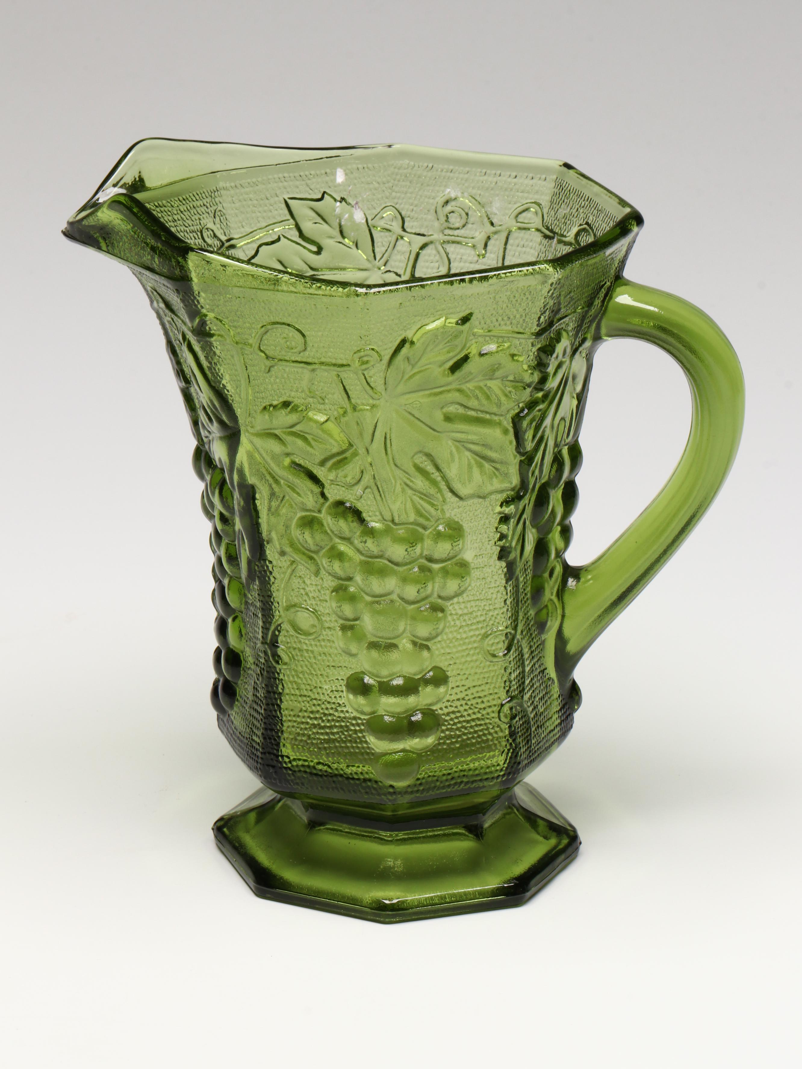 Nigella Lawson Cookbook with Anchor Hocking Glass Pitcher and More Table Décor