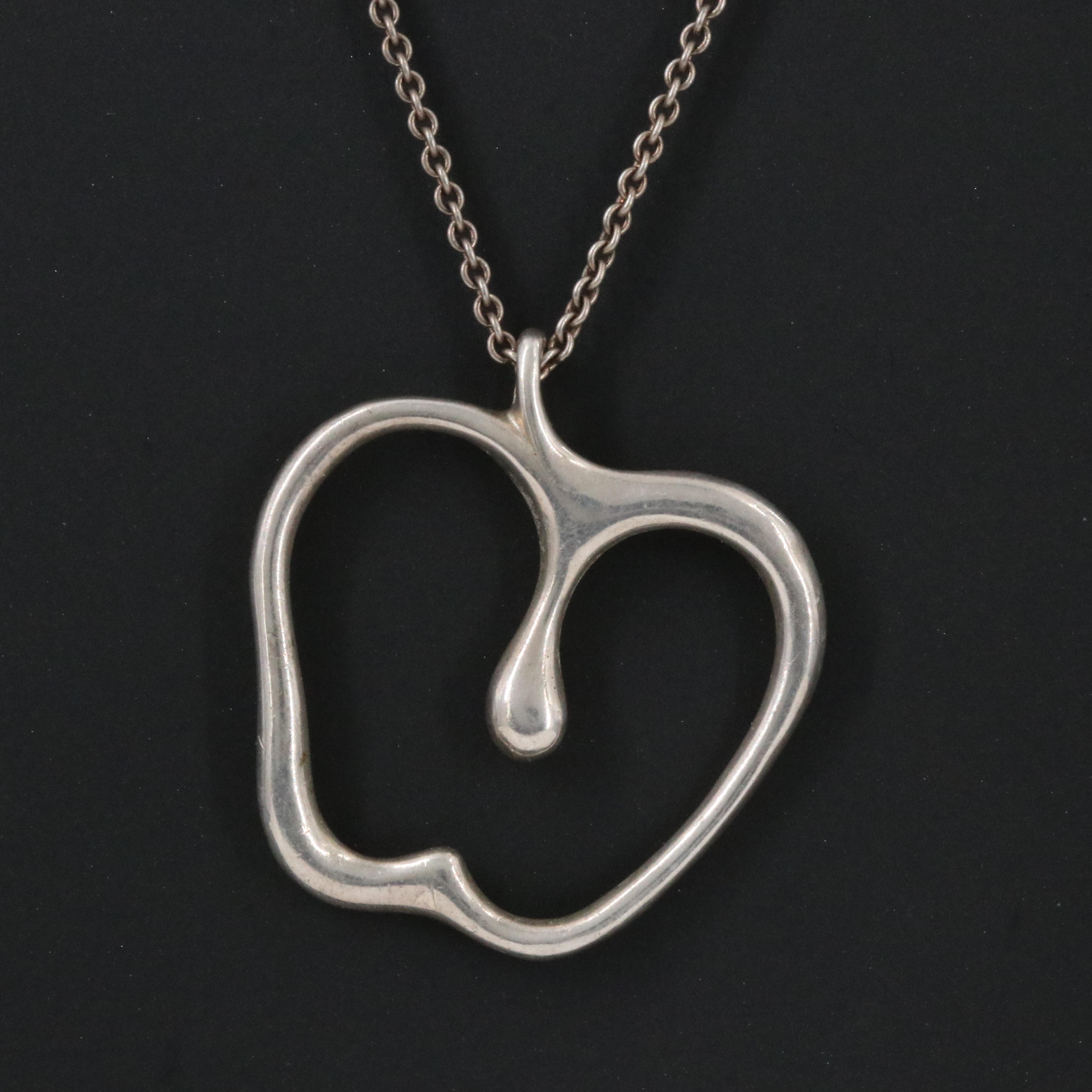 Elsa Peretti for Tiffany & Co. Sterling Large Apple Necklace