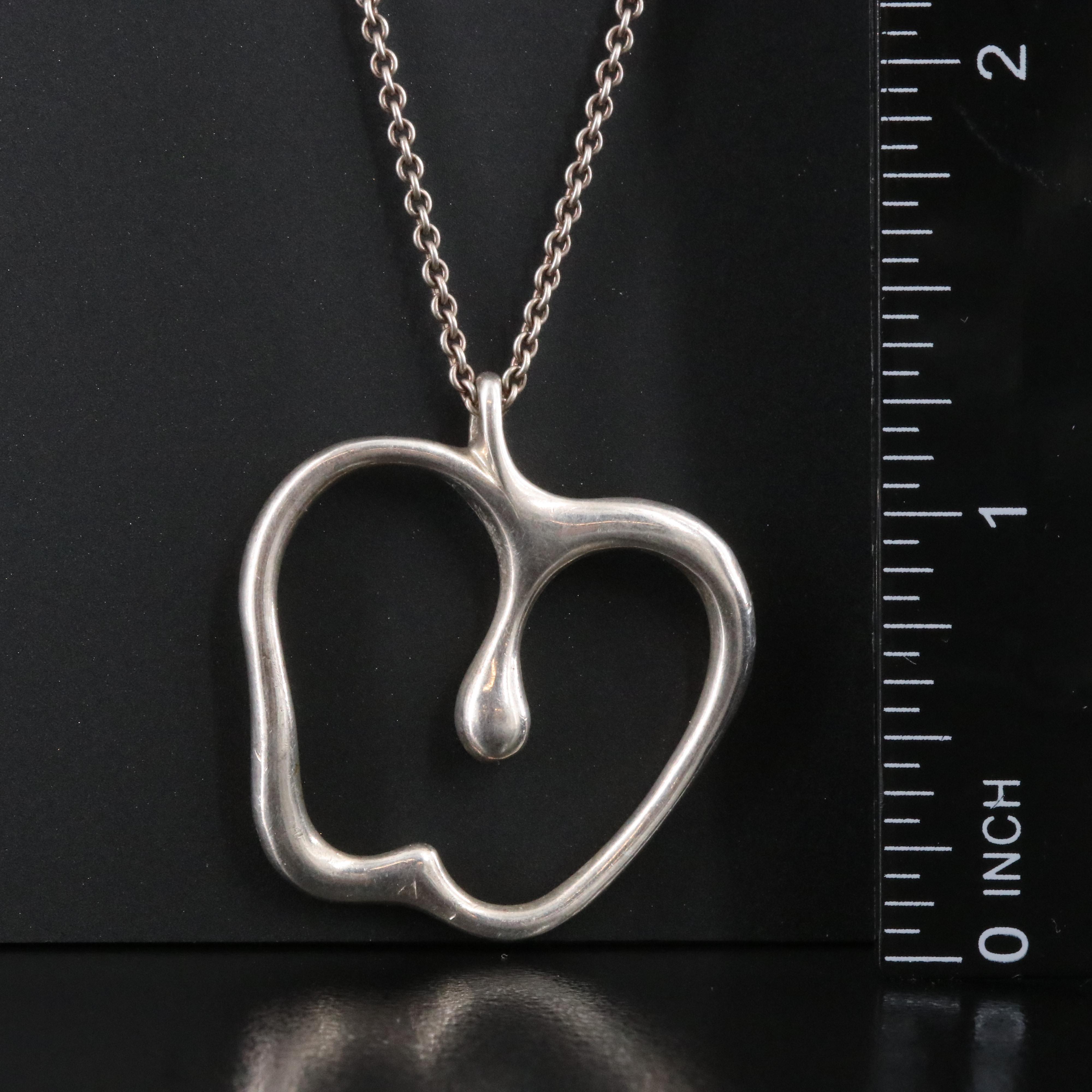 Elsa Peretti for Tiffany & Co. Sterling Large Apple Necklace