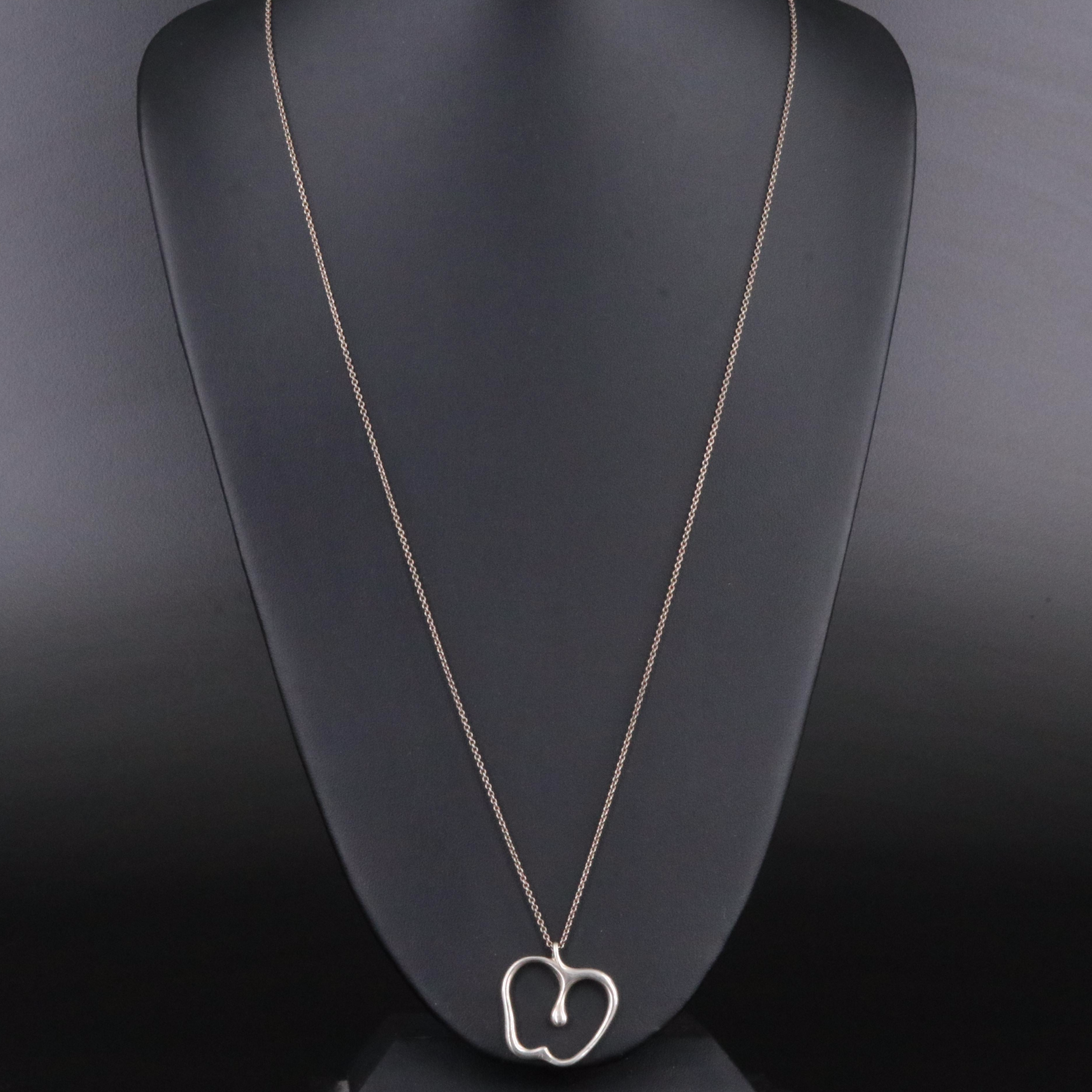 Elsa Peretti for Tiffany & Co. Sterling Large Apple Necklace