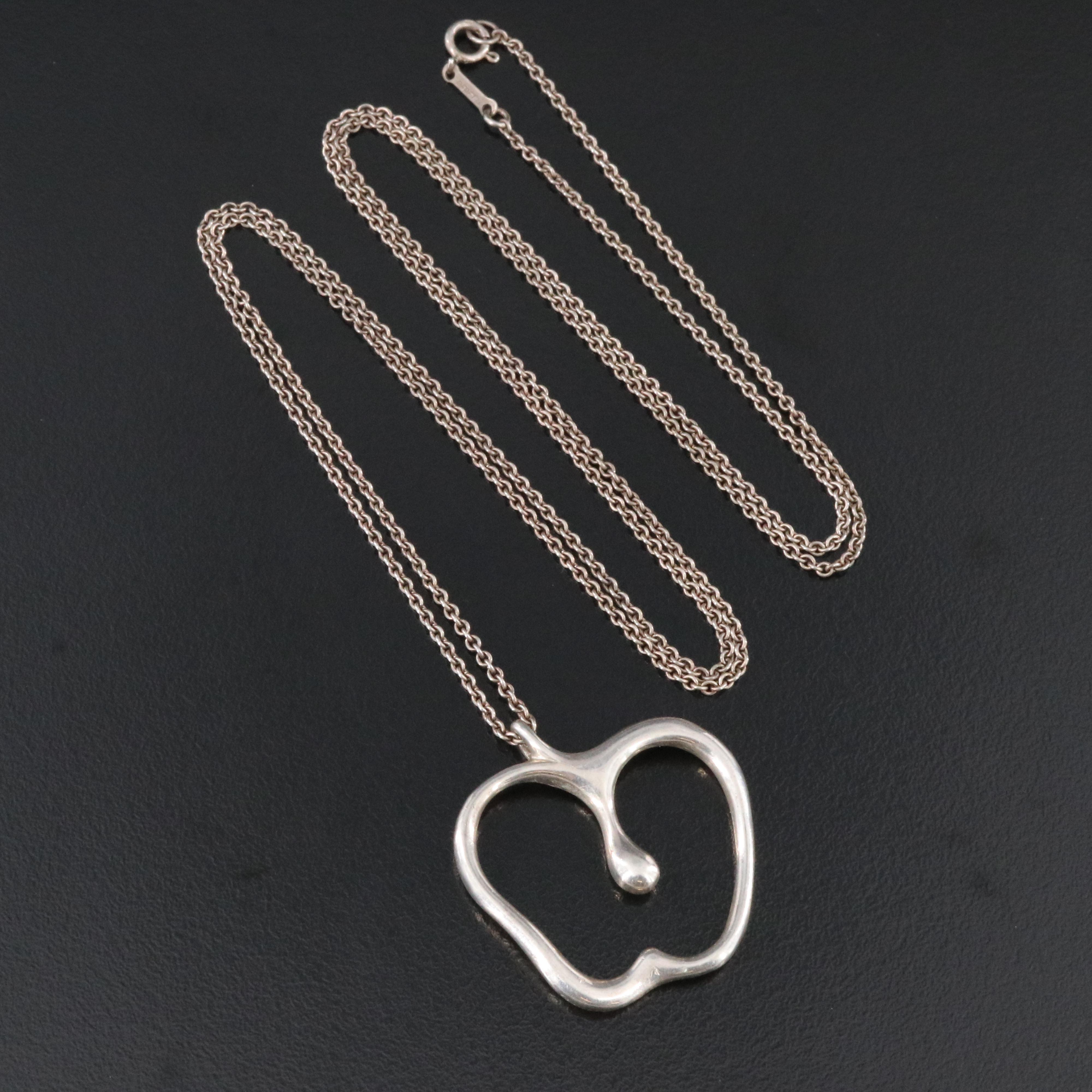 Elsa Peretti for Tiffany & Co. Sterling Large Apple Necklace