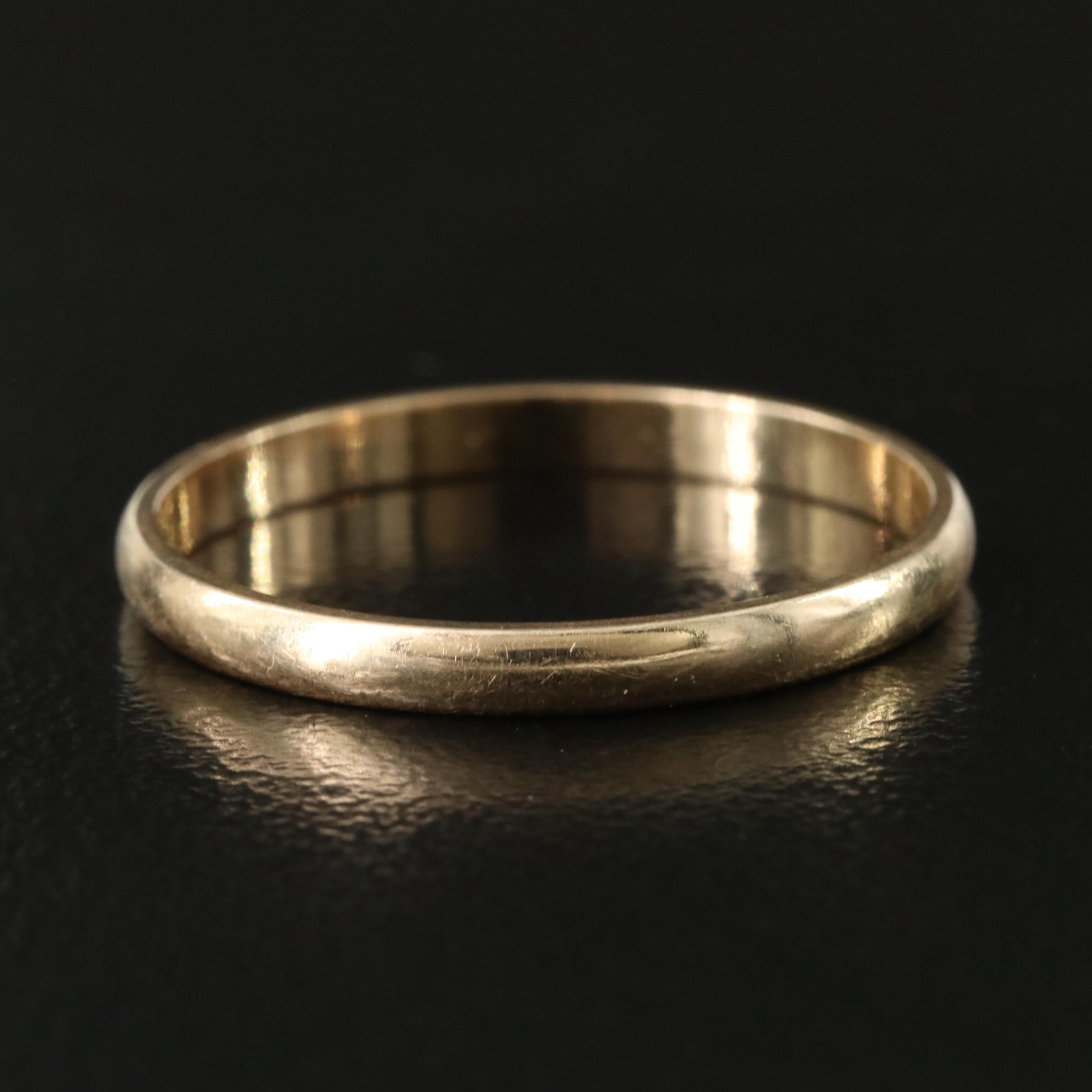 14K Gold Band