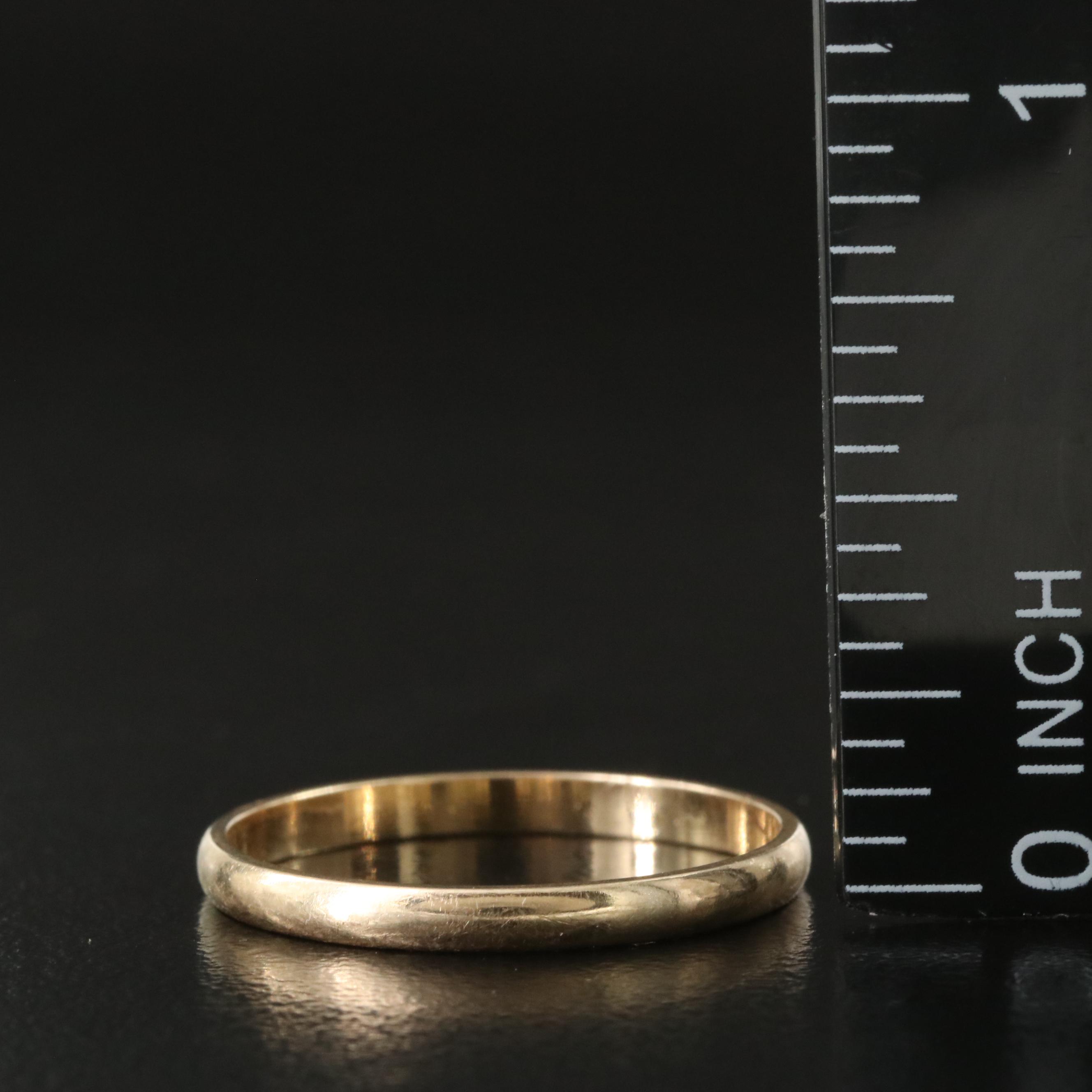 14K Gold Band
