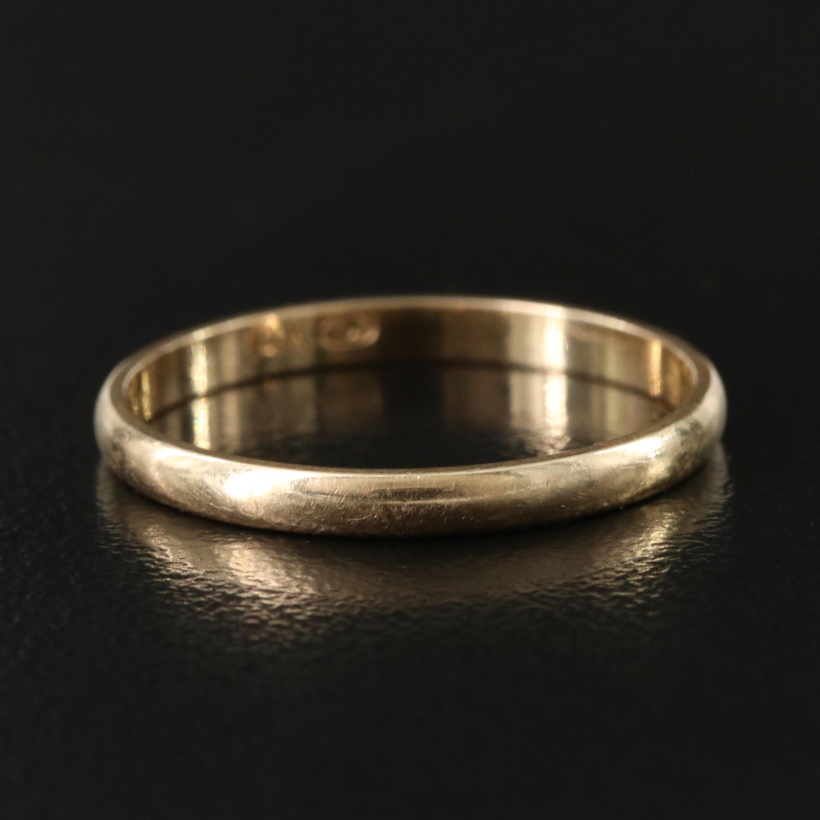 14K Gold Band