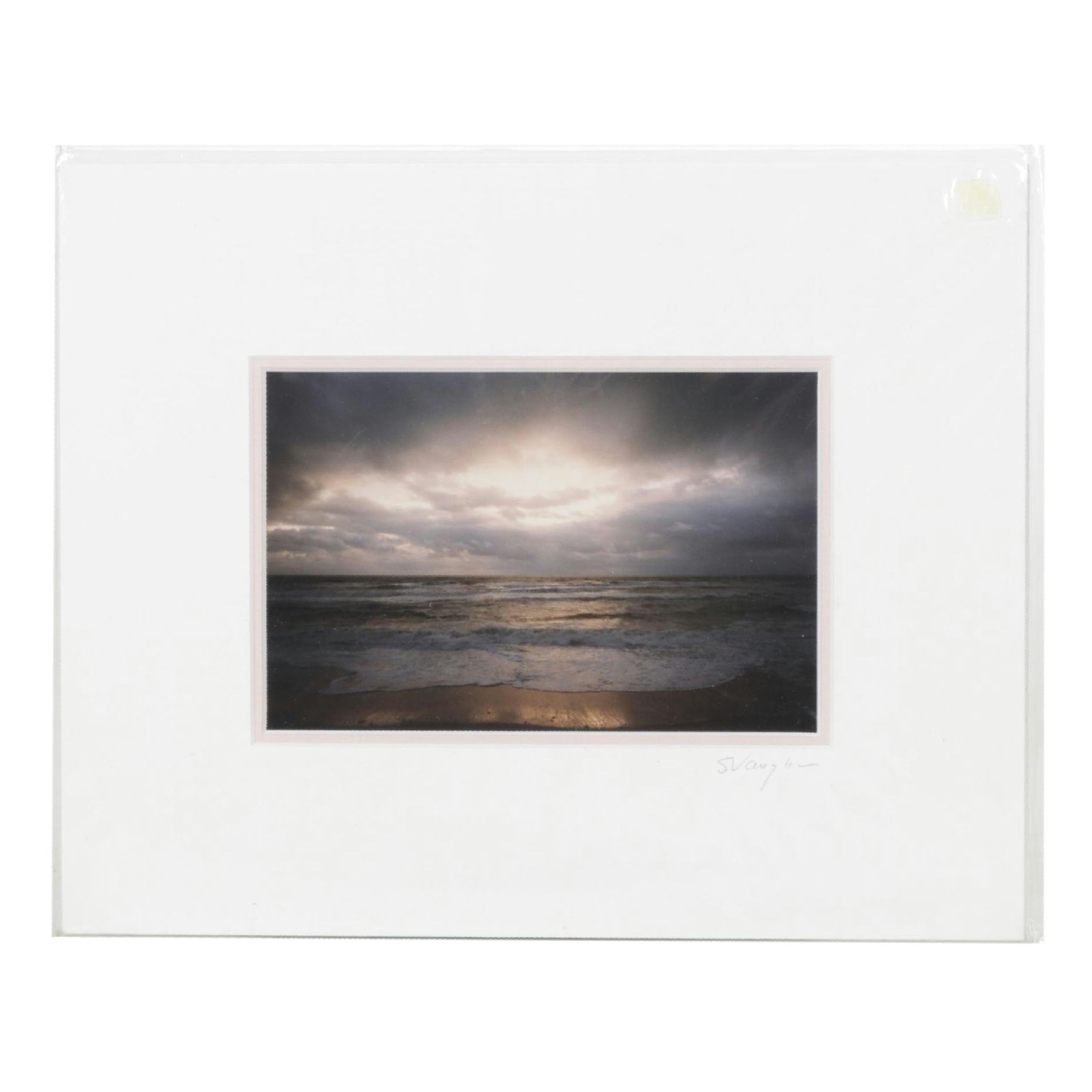 Steve Vaughn Landscape Photograph of a Cloudy Beach Scene