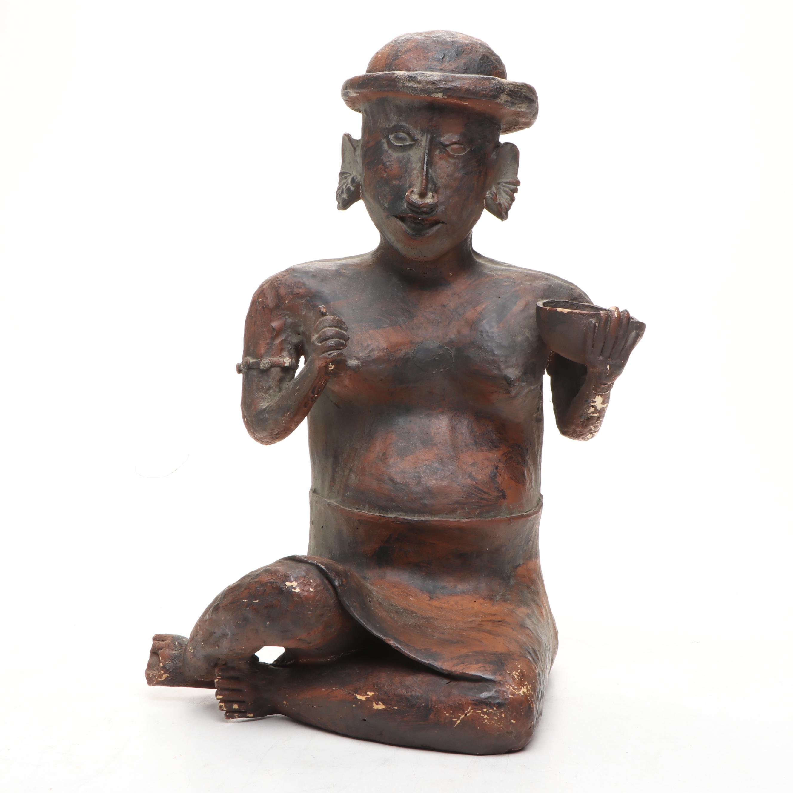 Ixtlán del Río Style Seated Figure