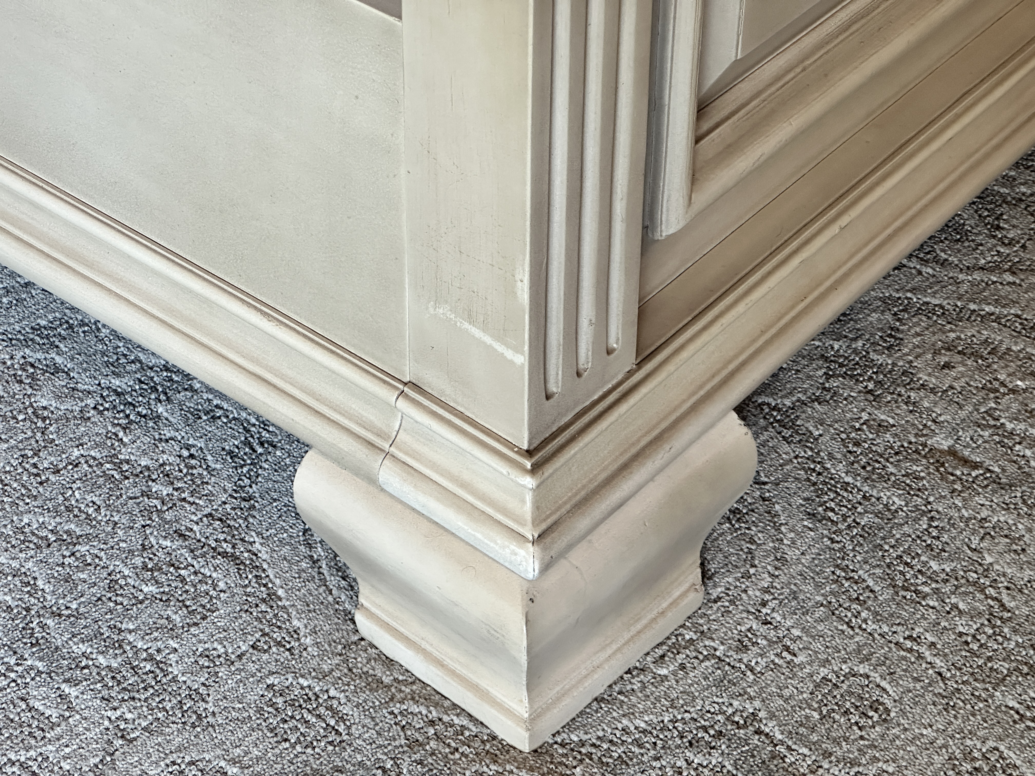 Contemporary Bed Suite Including King Size Bed Frame and Nightstands