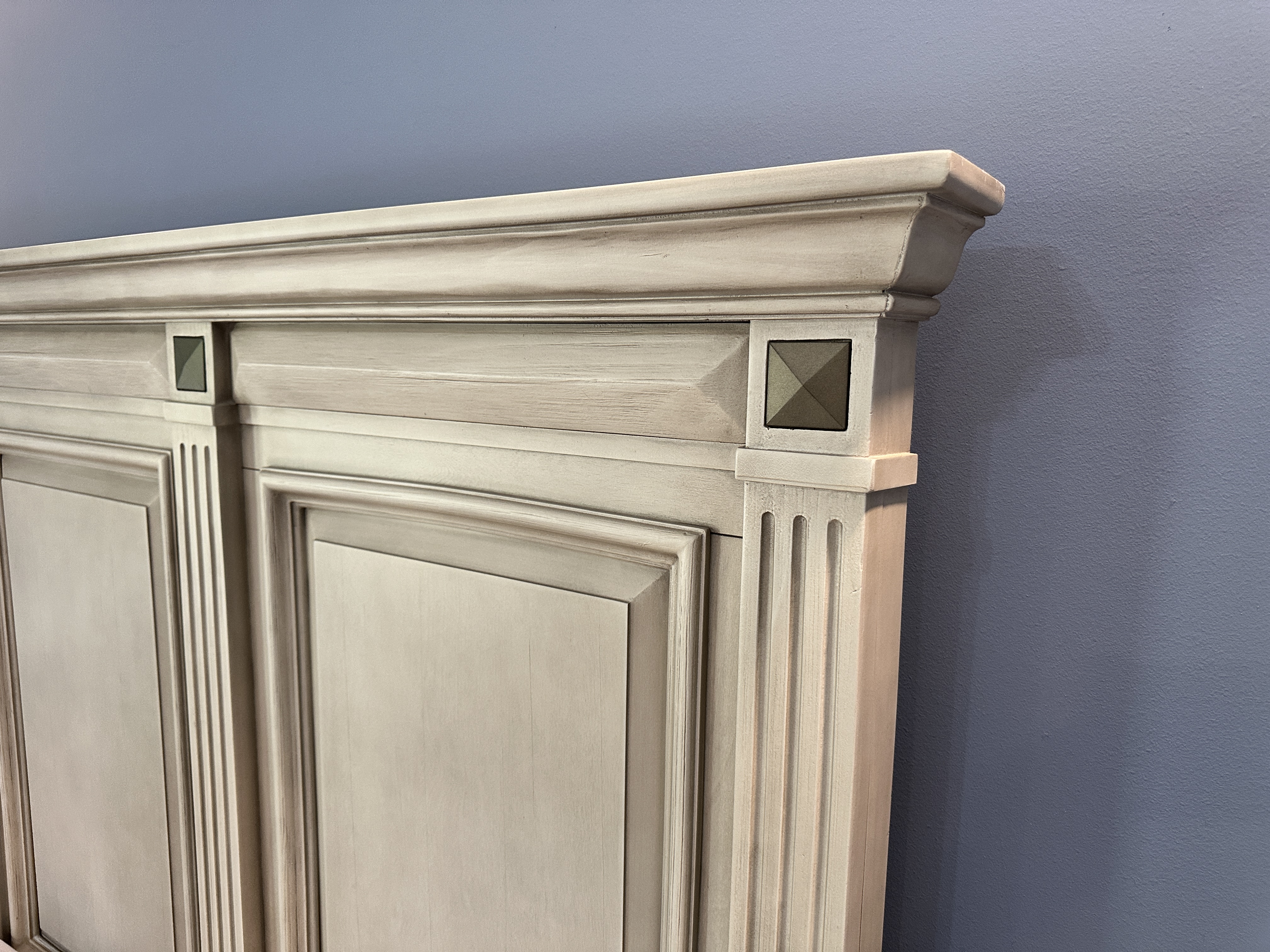 Contemporary Bed Suite Including King Size Bed Frame and Nightstands