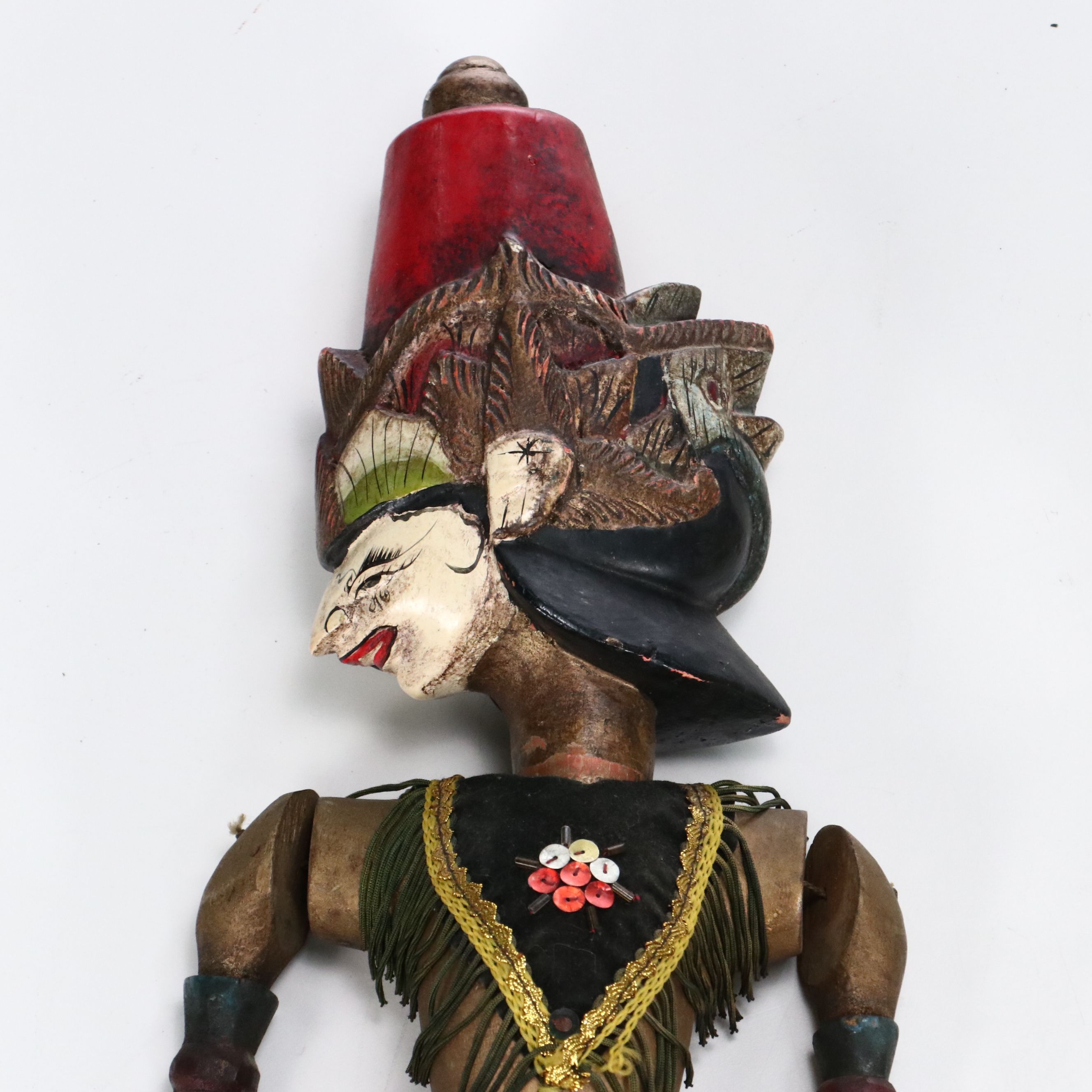 Antique Indonesian Wayang Golek Rod Puppets