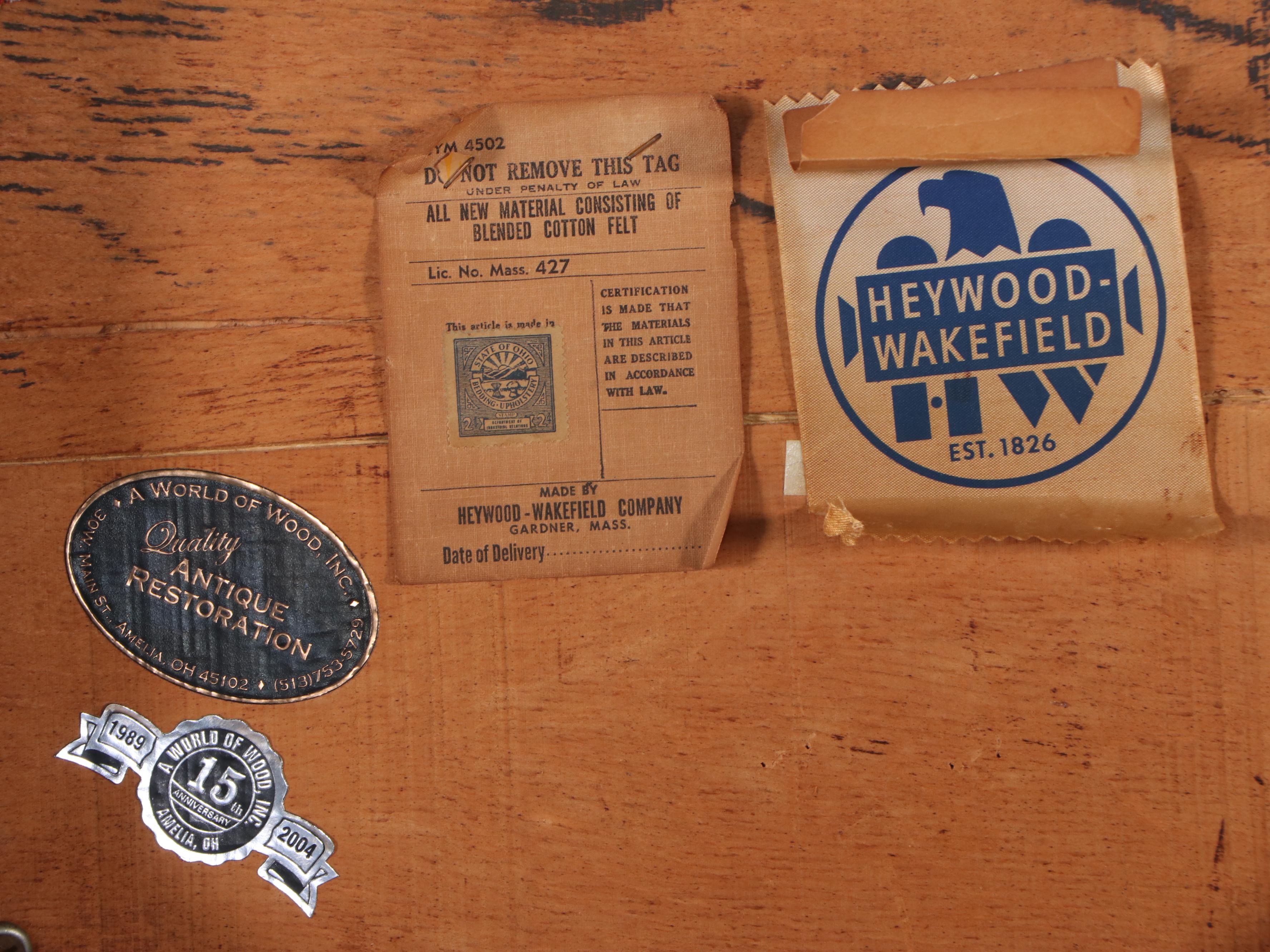 Heywood Wakefield Mid Century Modern Birch Side Chair