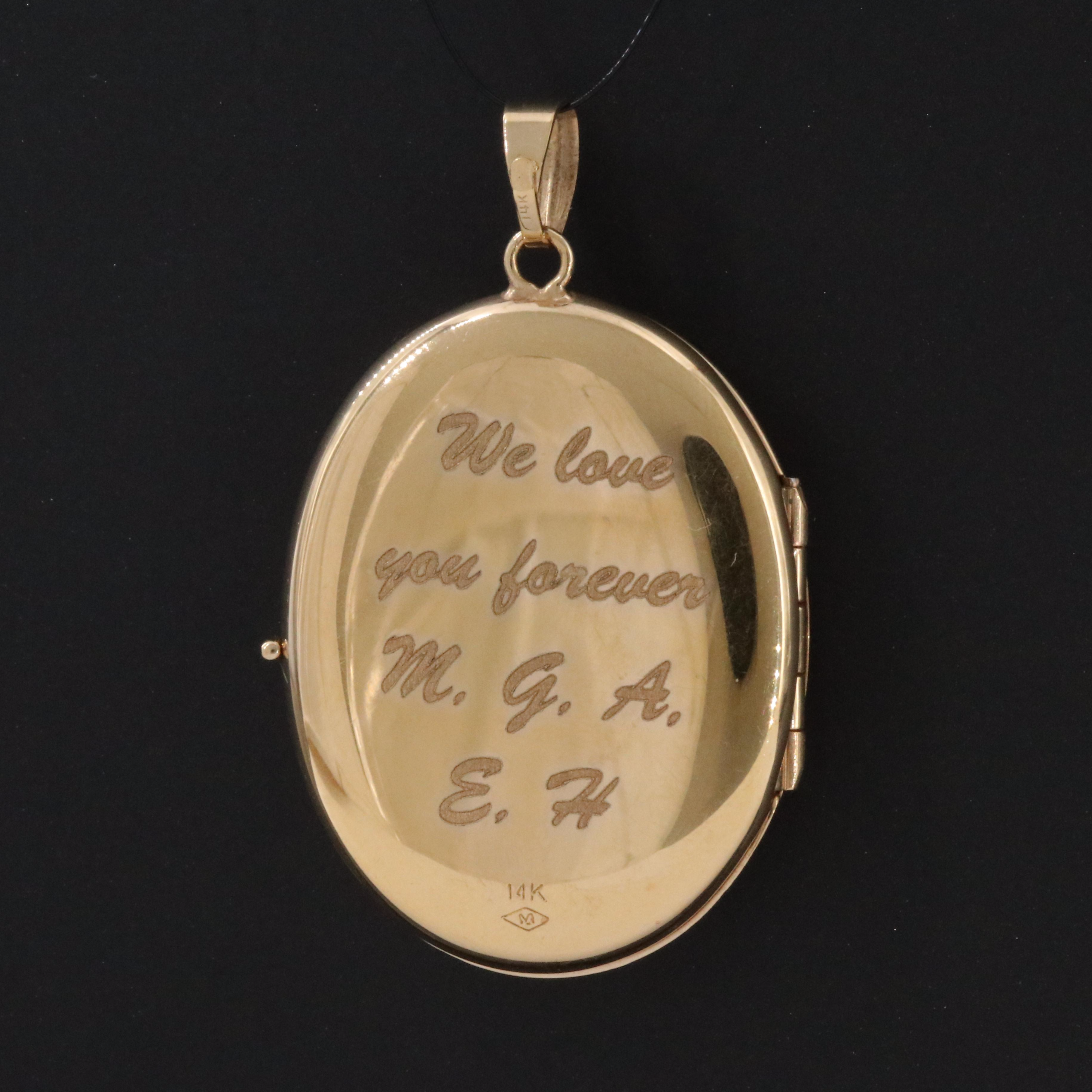 14K Multi-Photo Locket