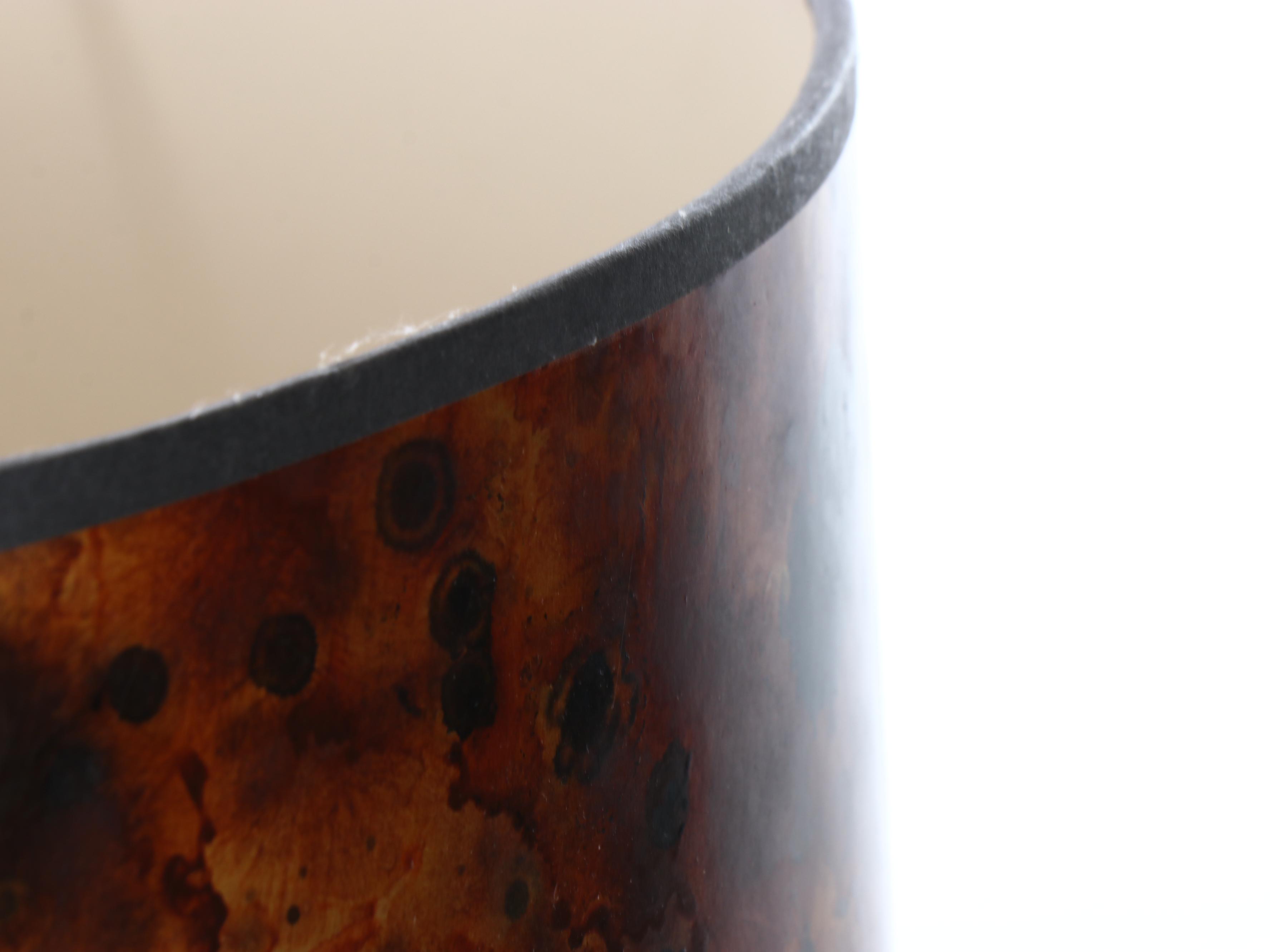 Vintage Tortoiseshell Pattern Lampshade Pair, Mid to Late 20th Century