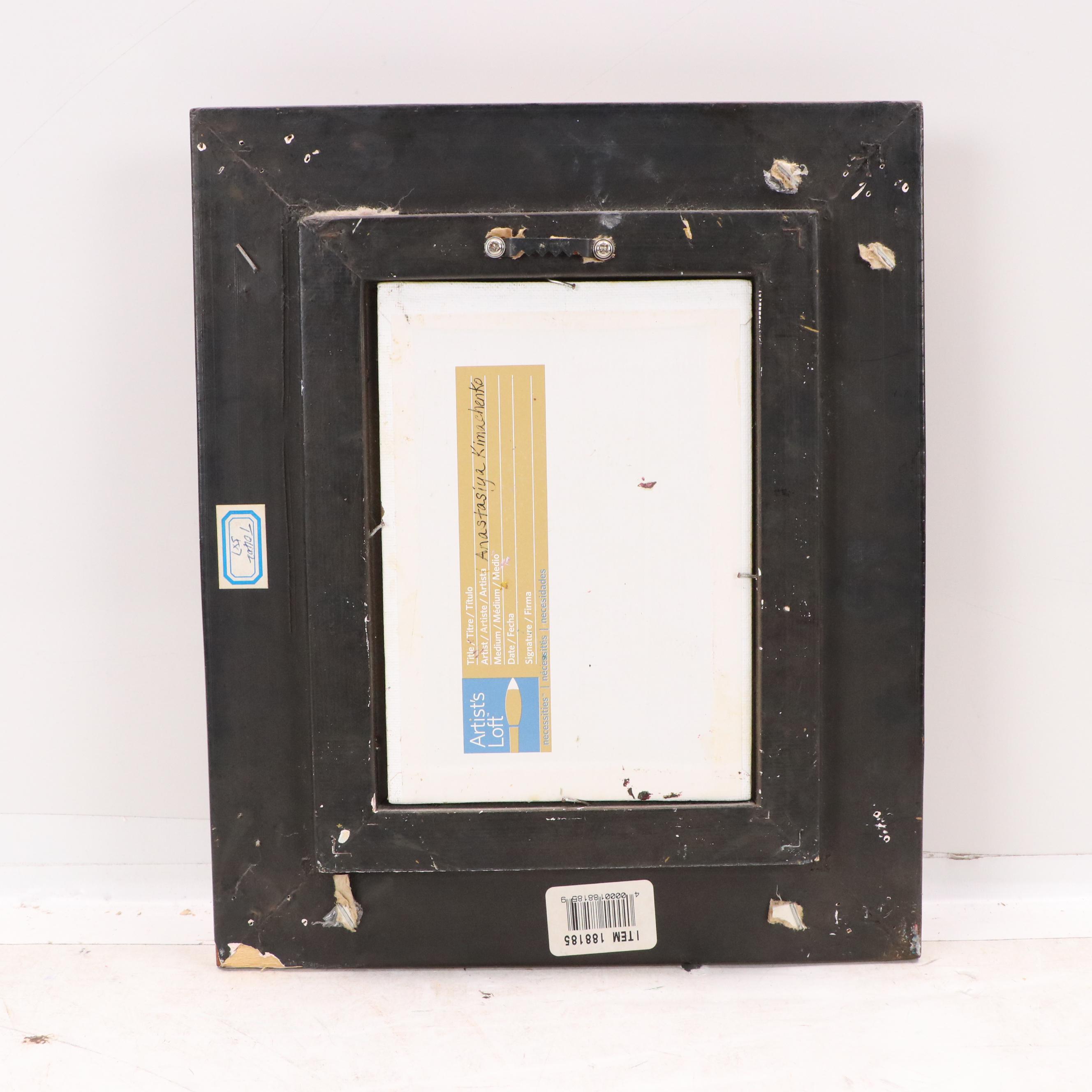 Anastasiya Kimachenko Abstract Portrait Oil Painting, 21st Century