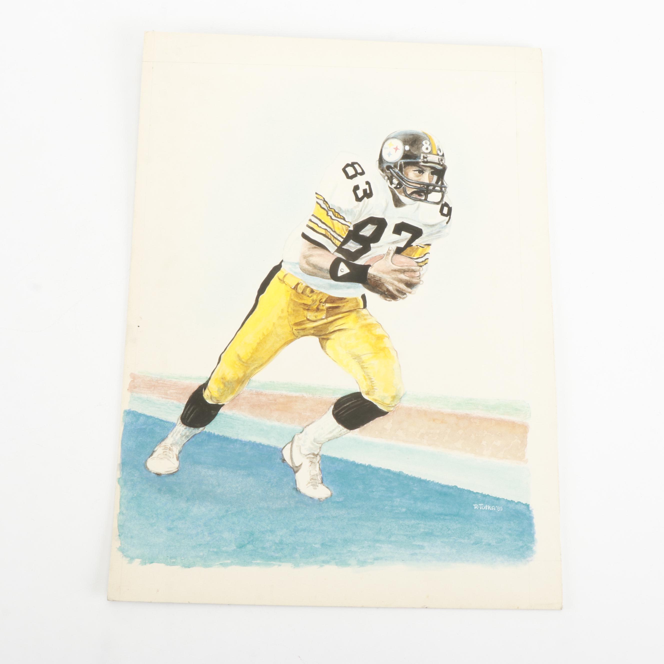 Minkah Fitzpatrick Signed Pittsburgh Steelers Towel with Print