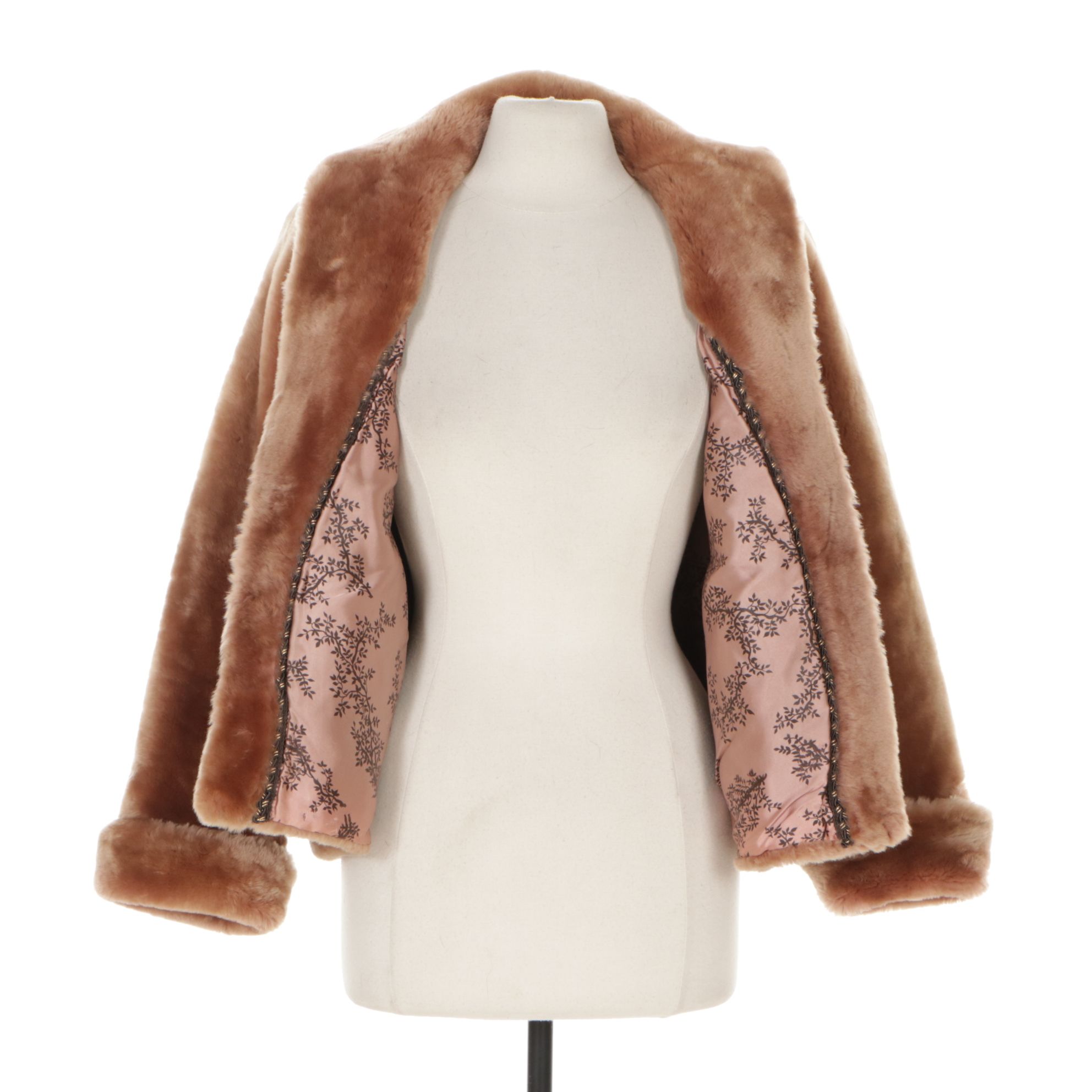 Faux Shearling Fur Jacket by Denmark's Furs