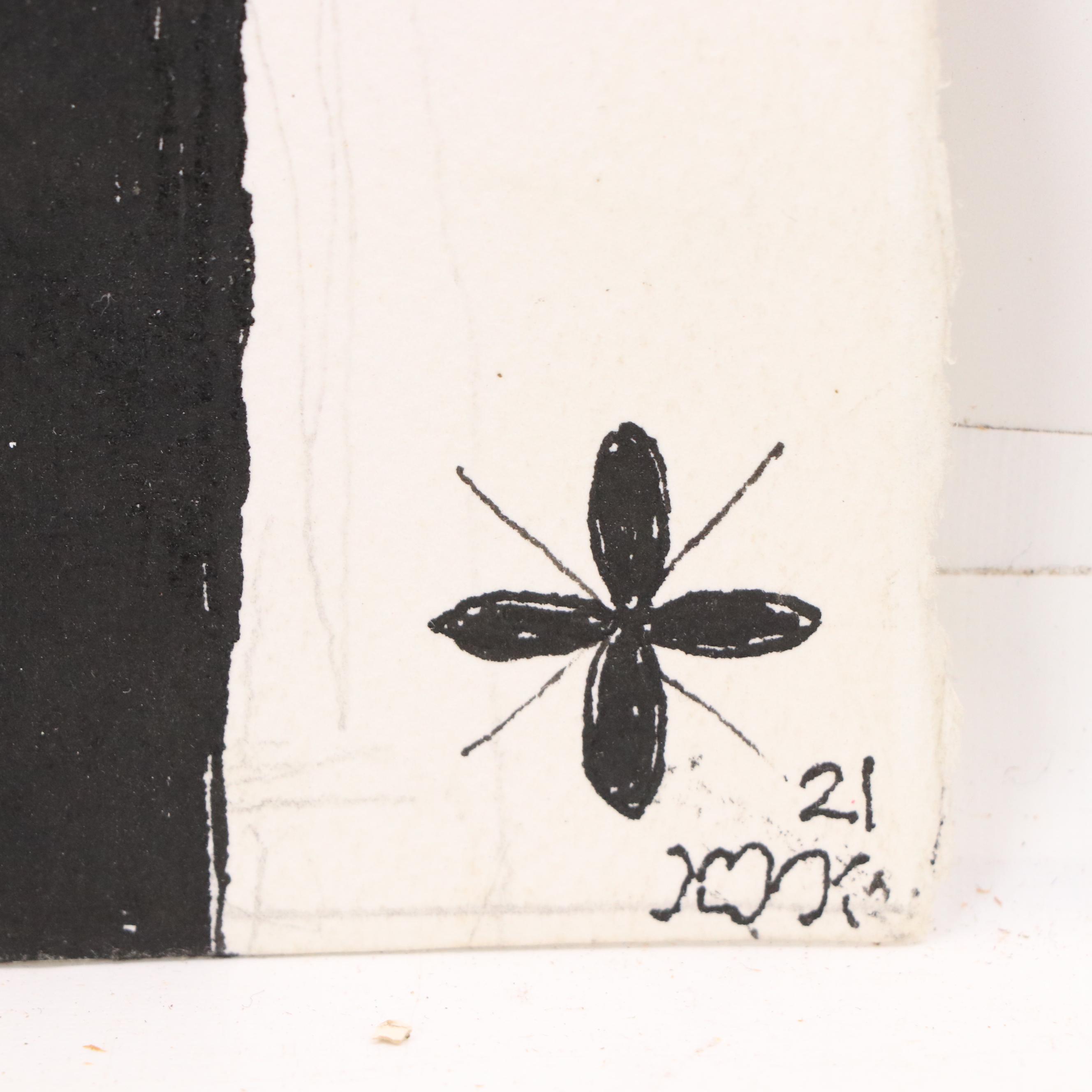 Nikolay Manuylov “Kuk” Figural Surrealist Ink Illustration, 2021