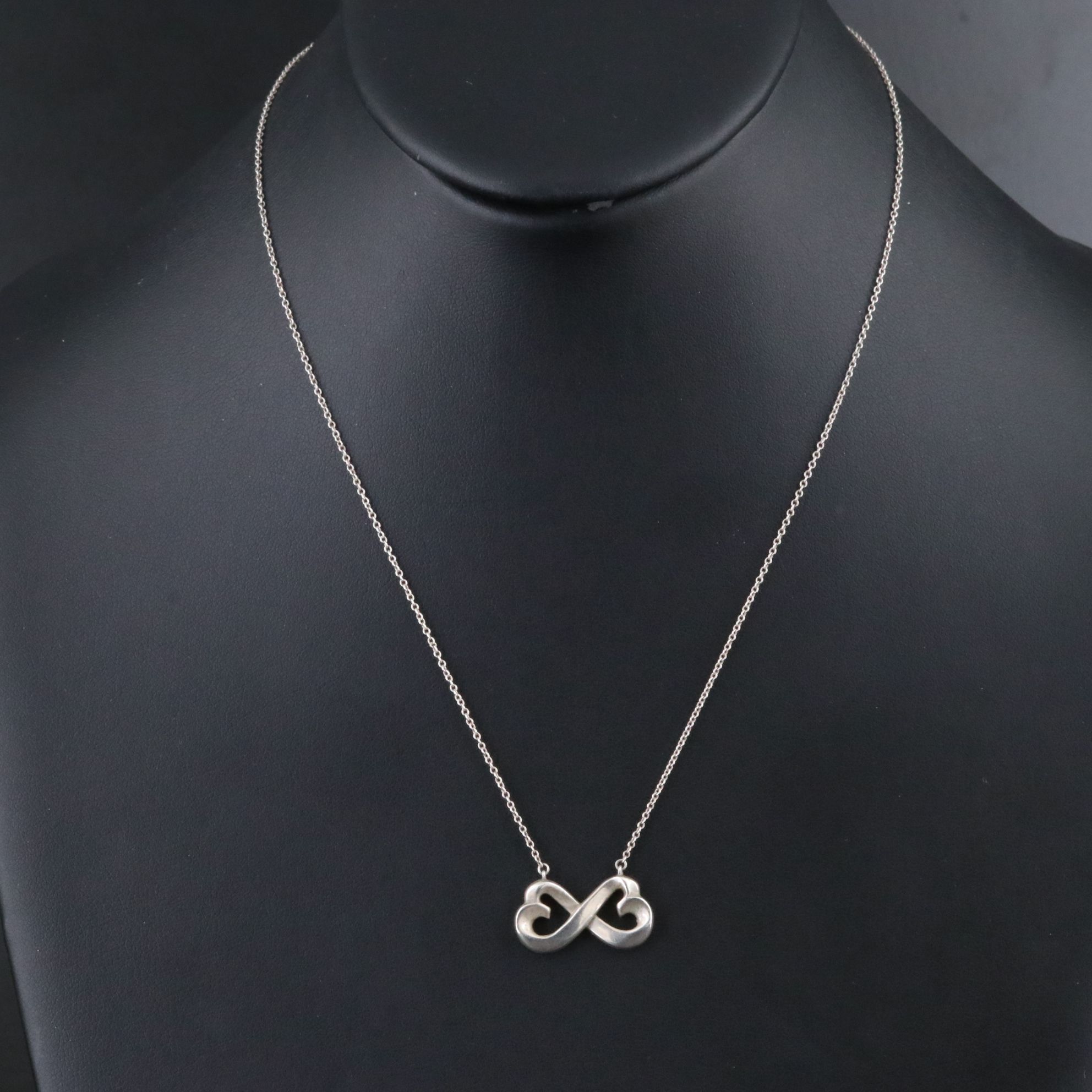 Paloma Picasso for Tiffany & Co. Sterling Double Heart Necklace