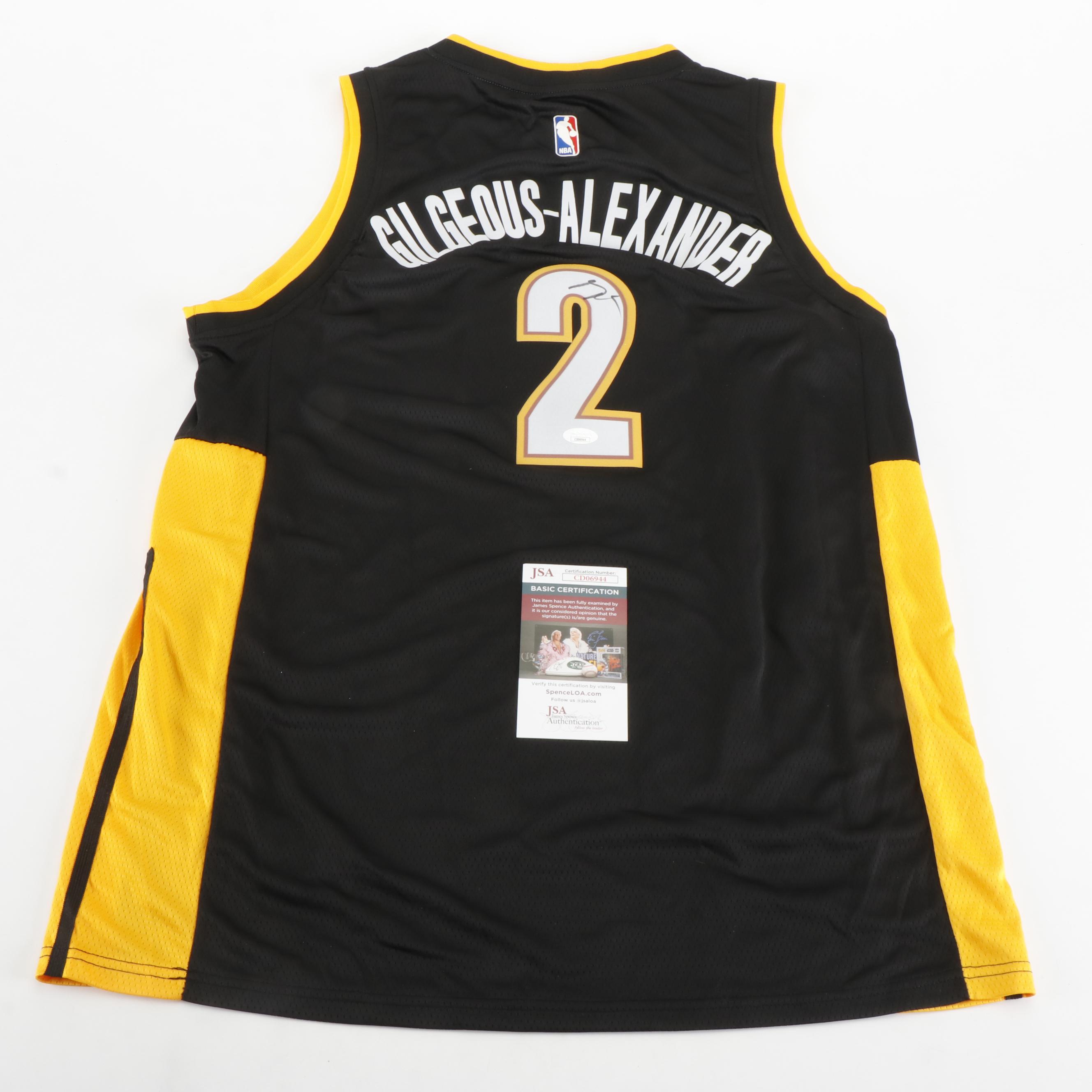 Shai Gilgeous-Alexander Signed Oklahoma City Thunder Nike Basketball Jersey, JSA