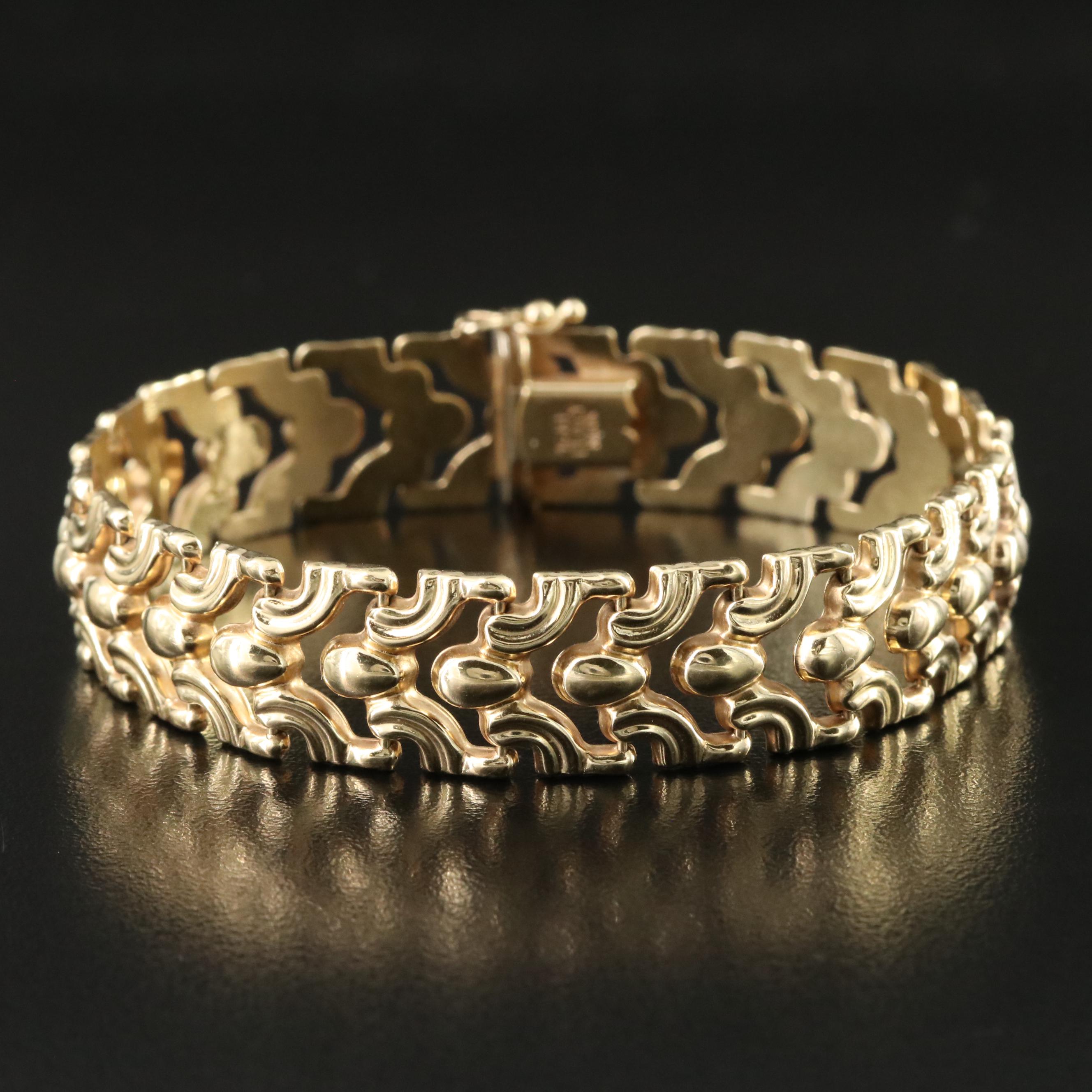 14K Link Bracelet