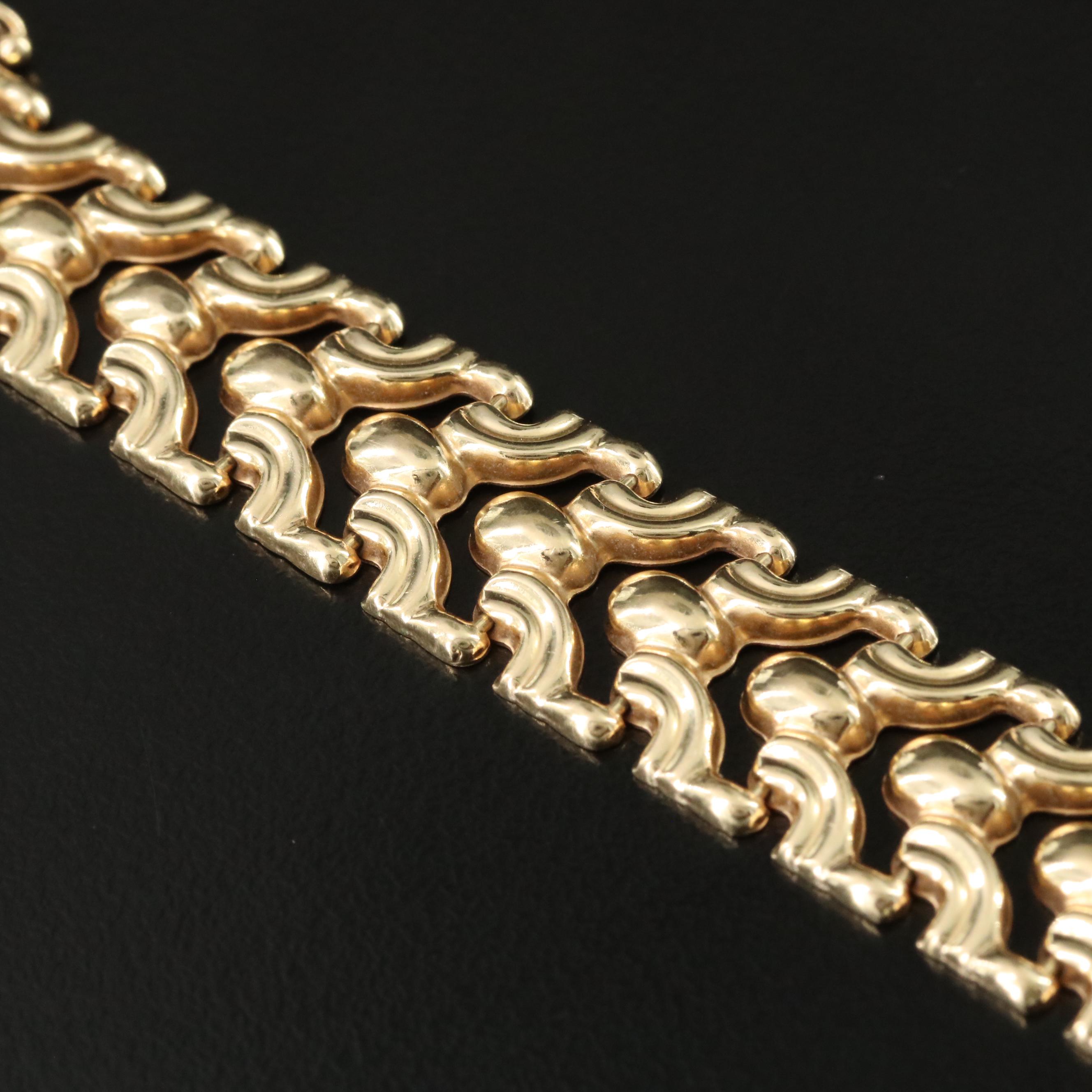 14K Link Bracelet