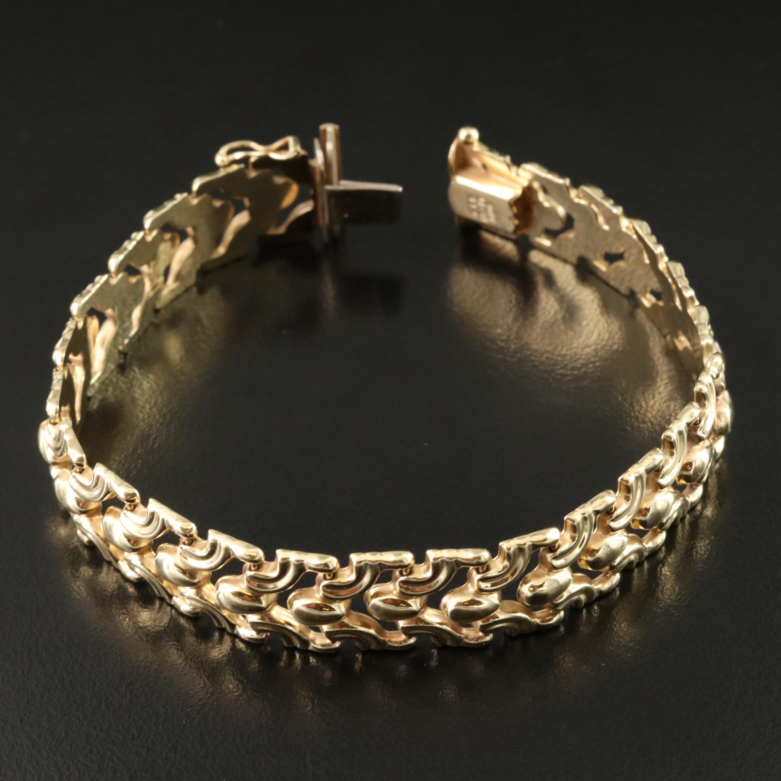 14K Link Bracelet
