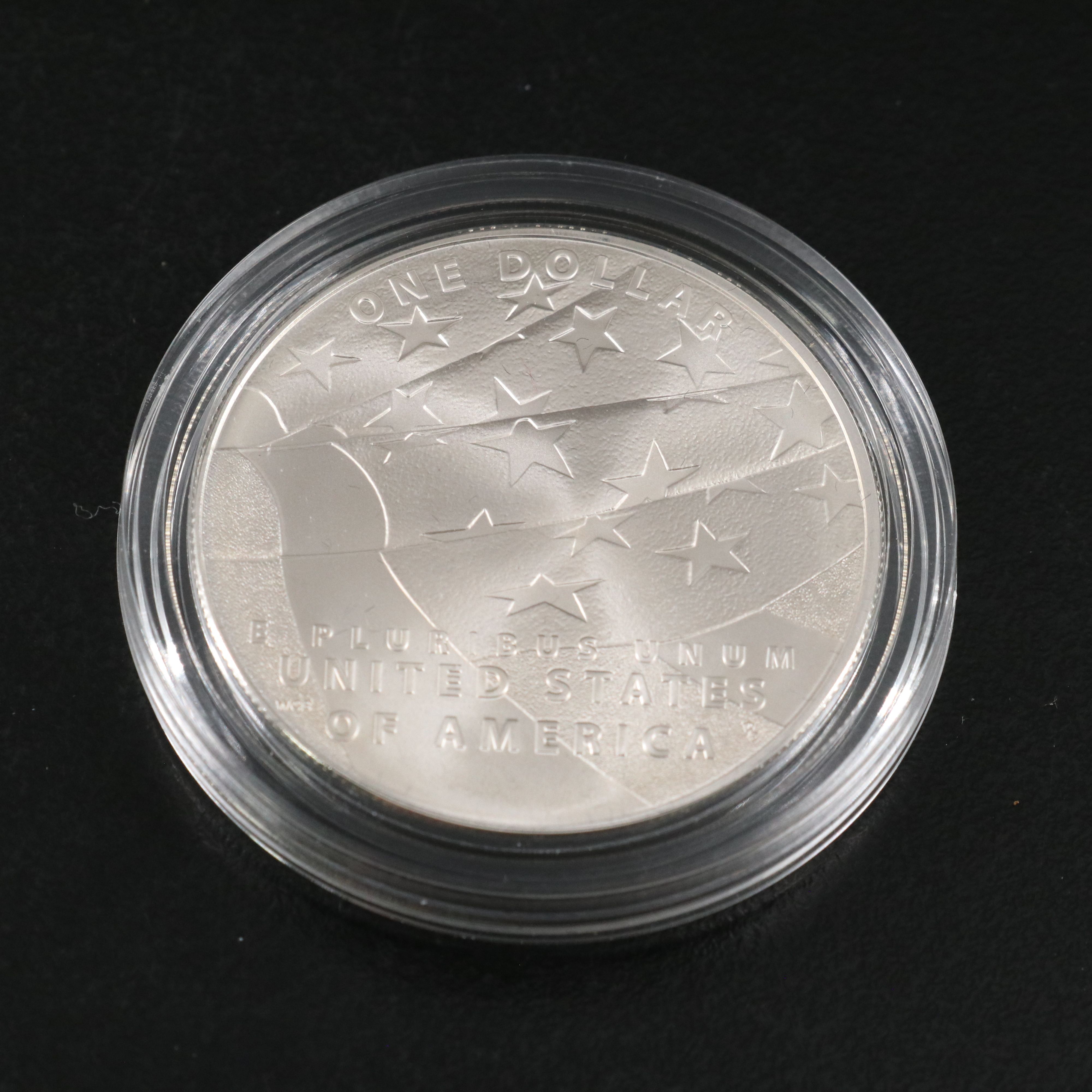 Three Different Modern Commemorative Silver Dollars
