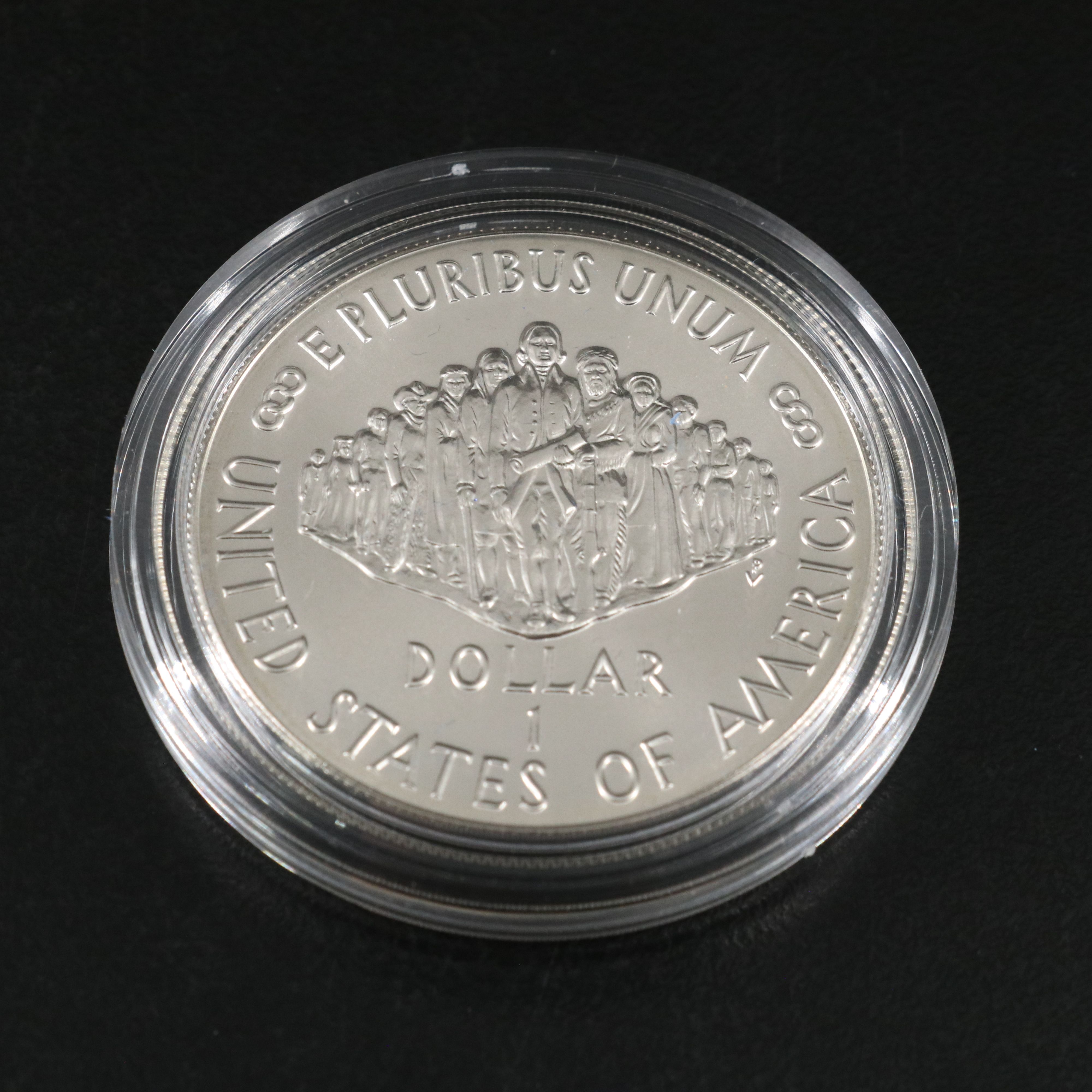 Three Different Modern Commemorative Silver Dollars