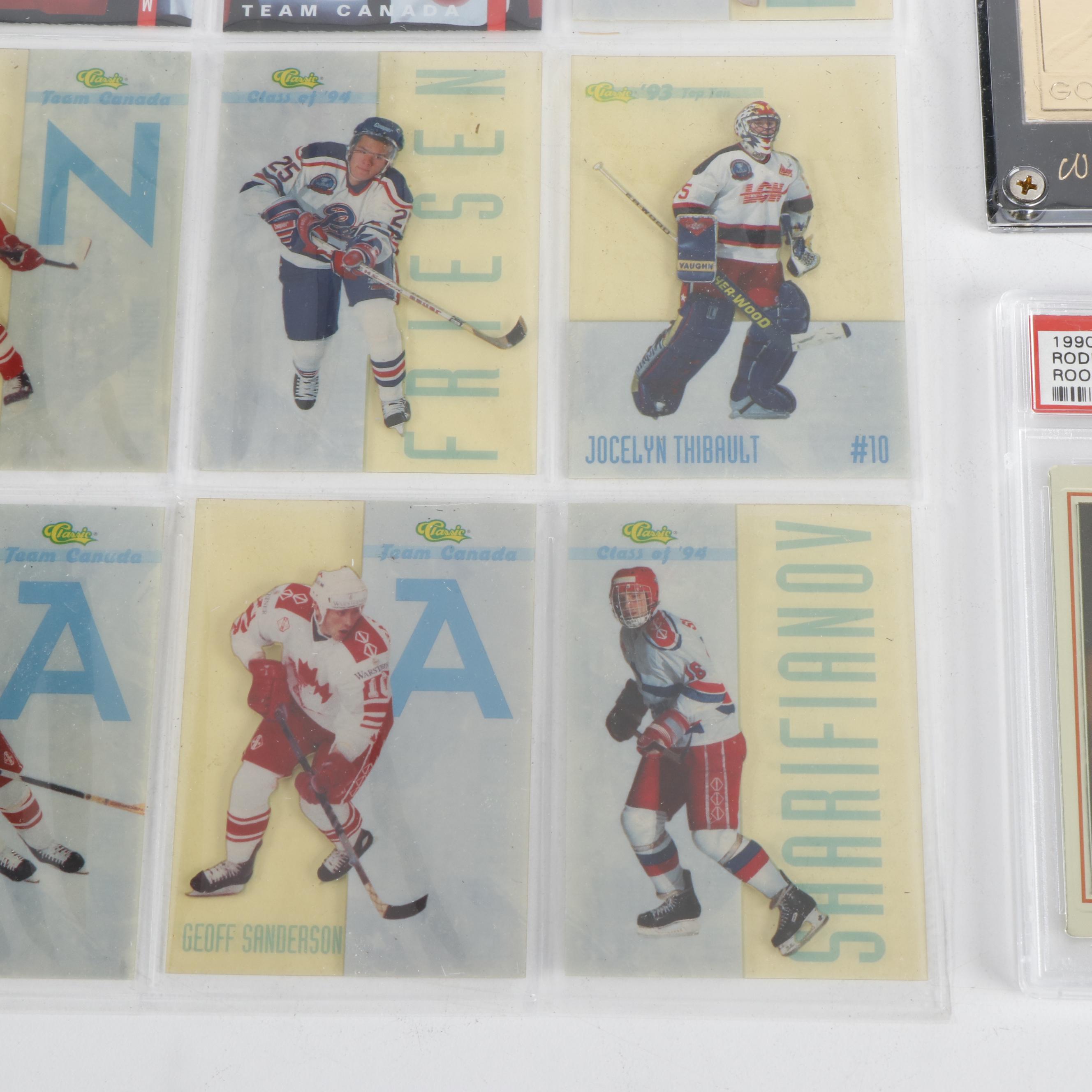 1990 Action Packed Rodney Hampton PSA Graded Rookie with More Sports Cards