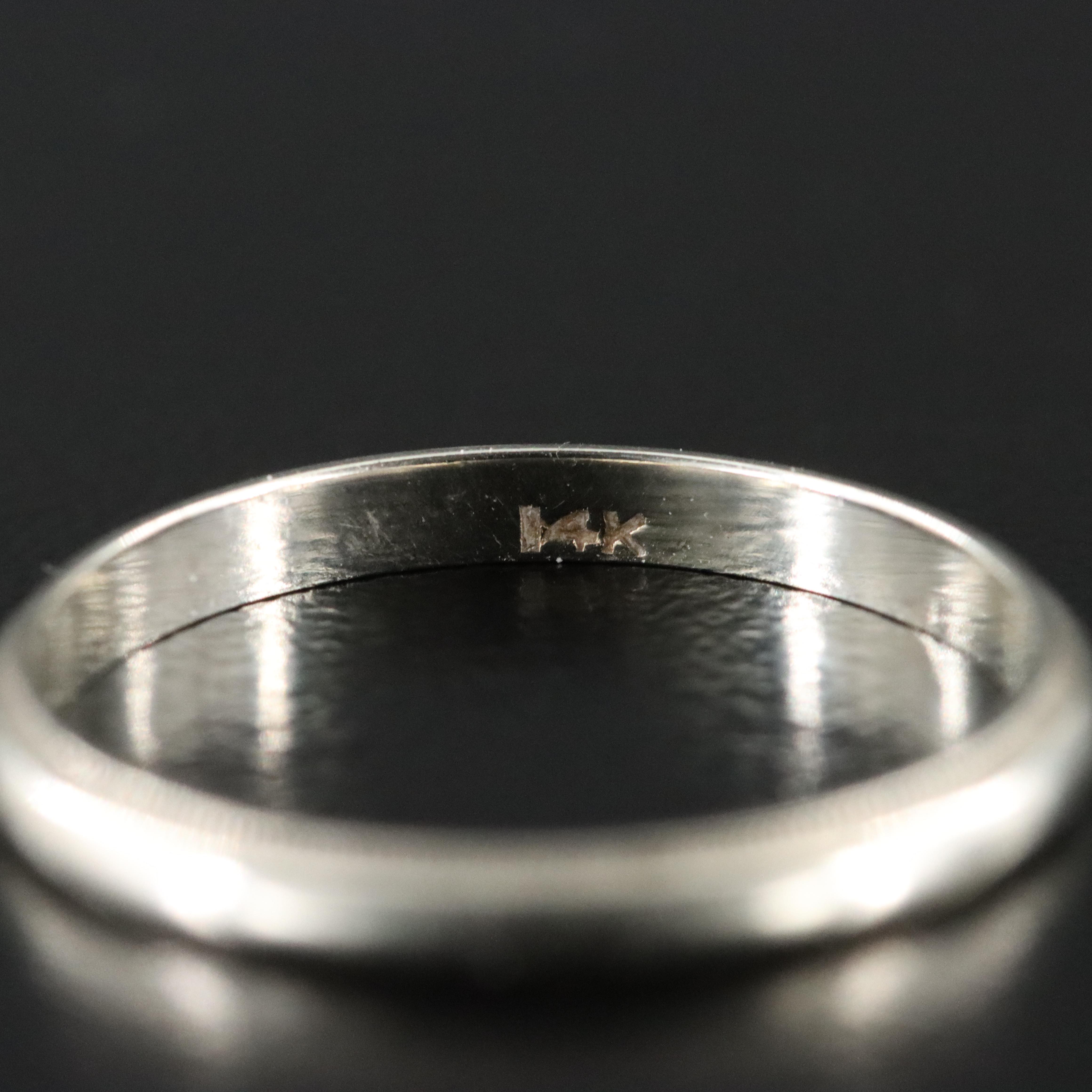 Vintage 14K Milgrain Band