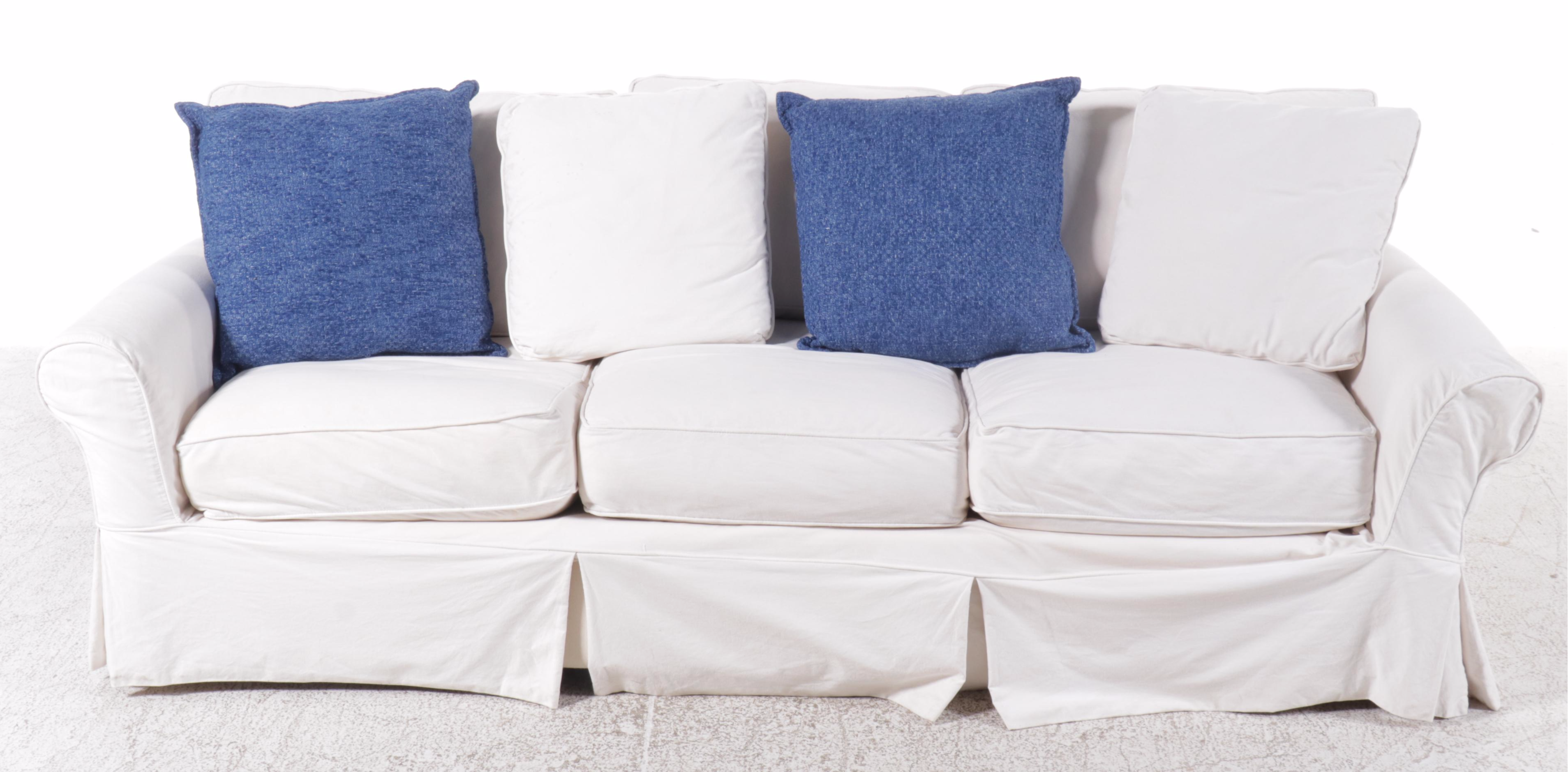Slipcovered Sofa With Interchangeable Covers