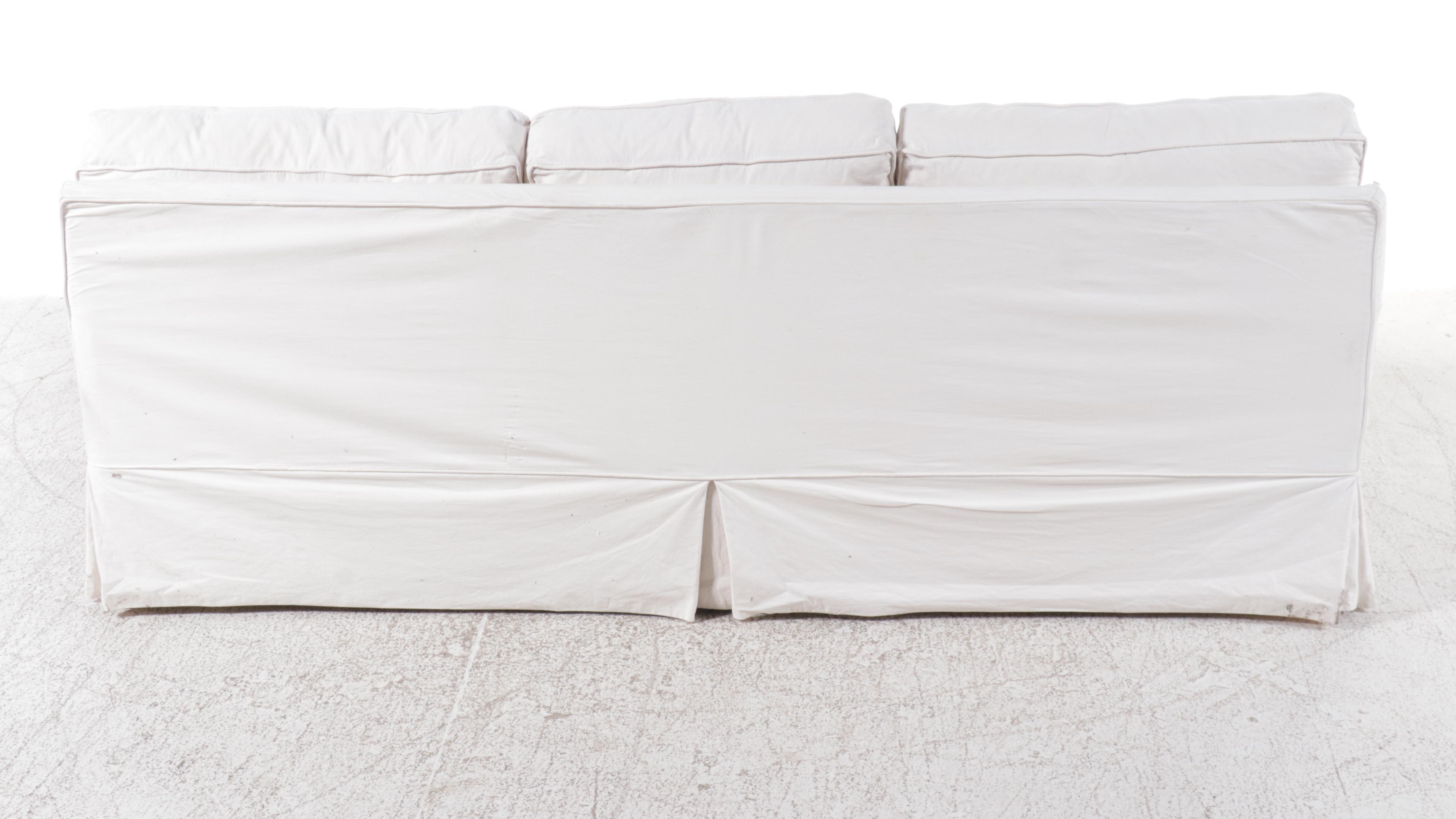 Slipcovered Sofa With Interchangeable Covers