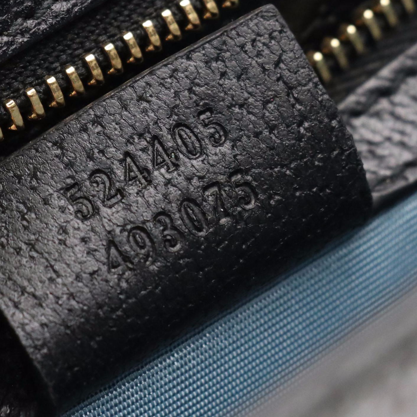 Gucci Sylvie Crossbody Bag in Black Bee Star Printed Calfskin Leather