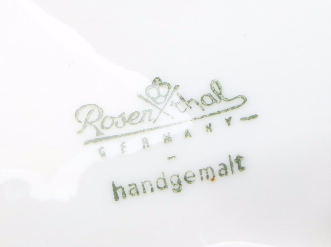 Rosenthal Porcelain Seagull in Flight with Royal Copenhagen Porcelain Figurines