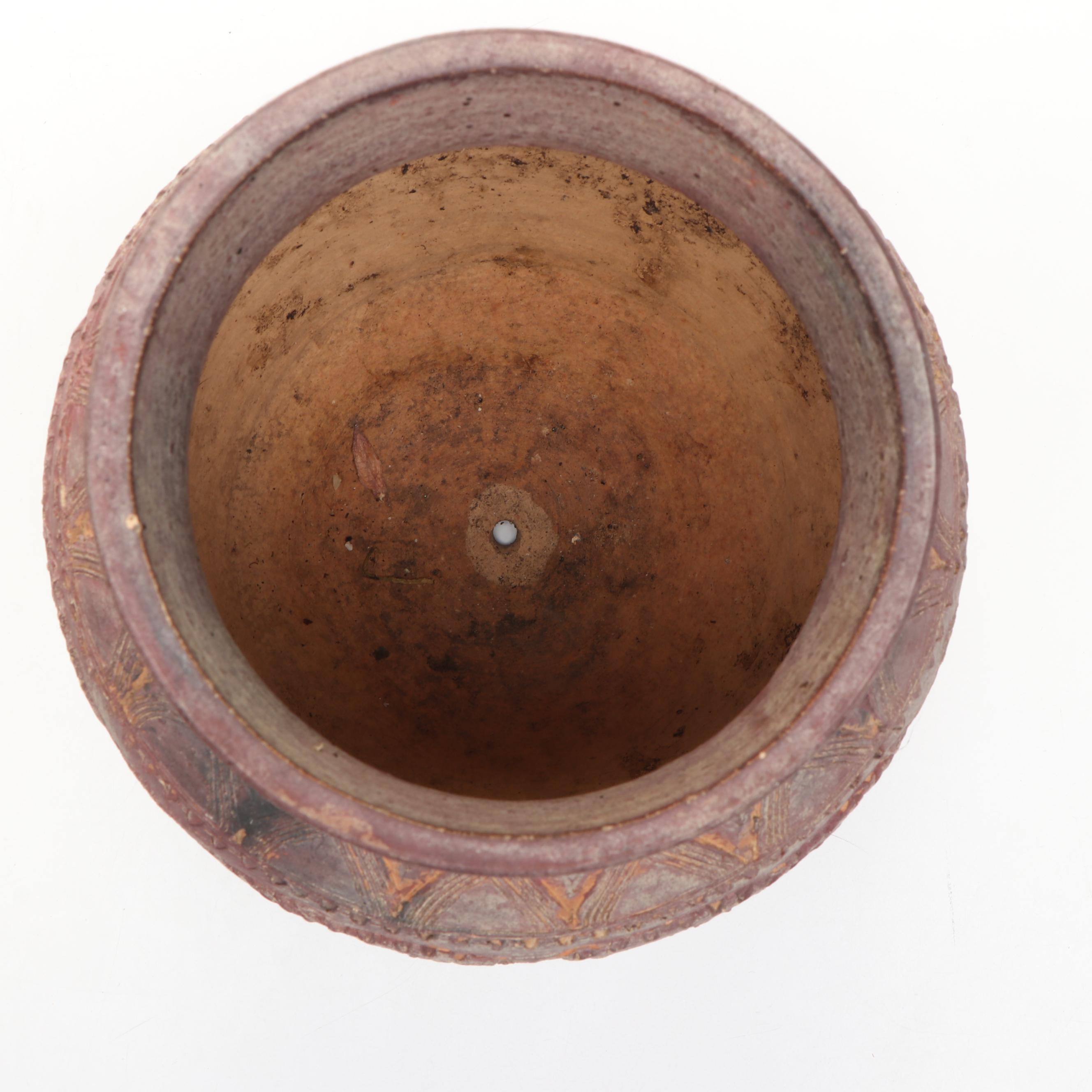 Thai Incised Earthenware Vases