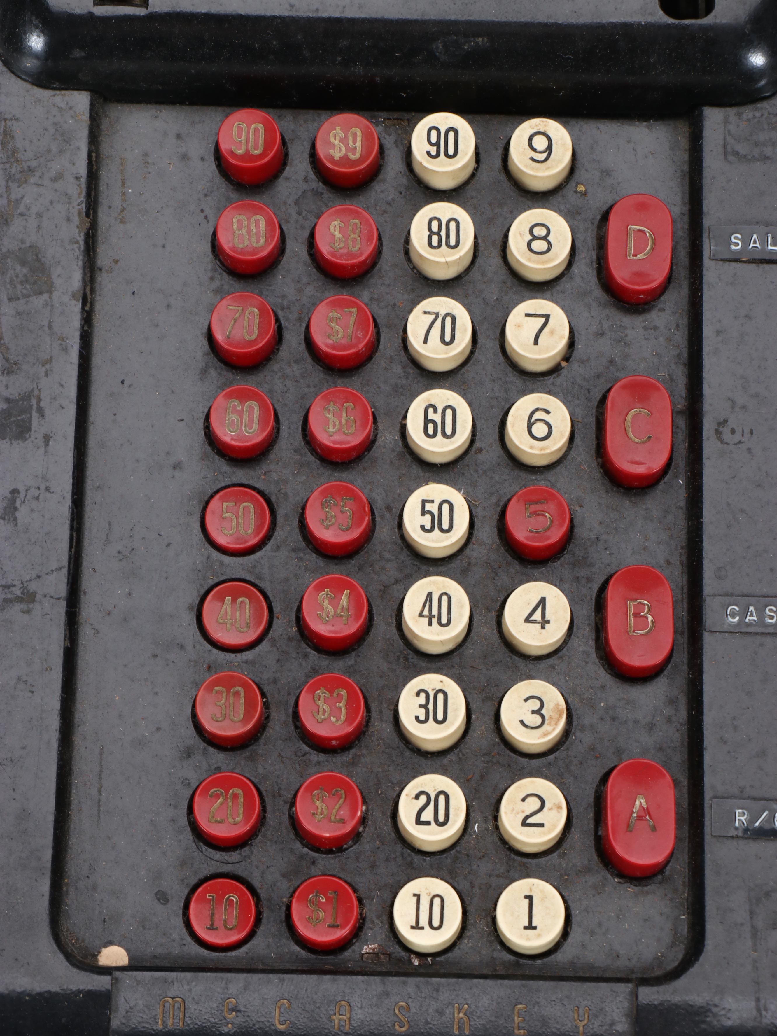 Vintage McCaskey Cash Register