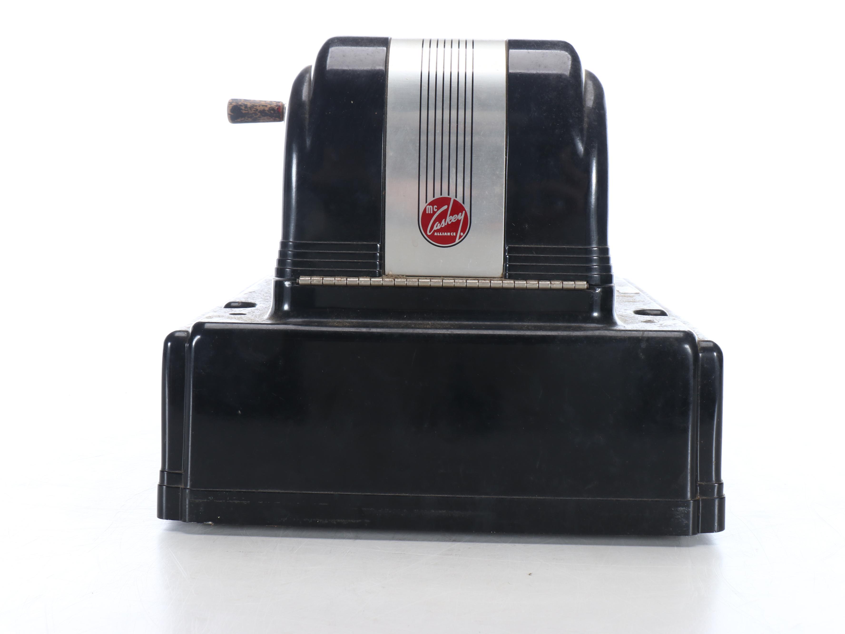 Vintage McCaskey Cash Register