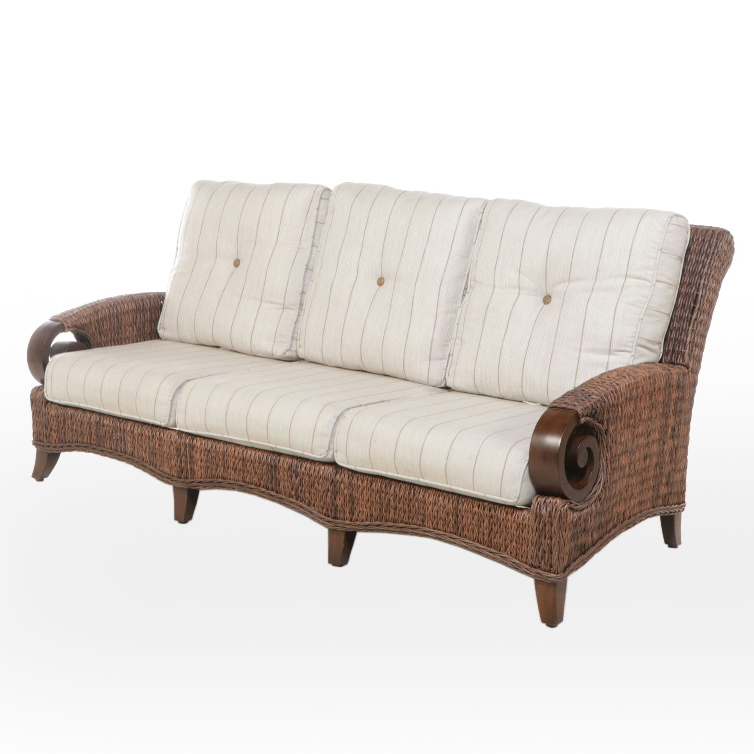 Patio Renaissance Resin Wicker Sofa