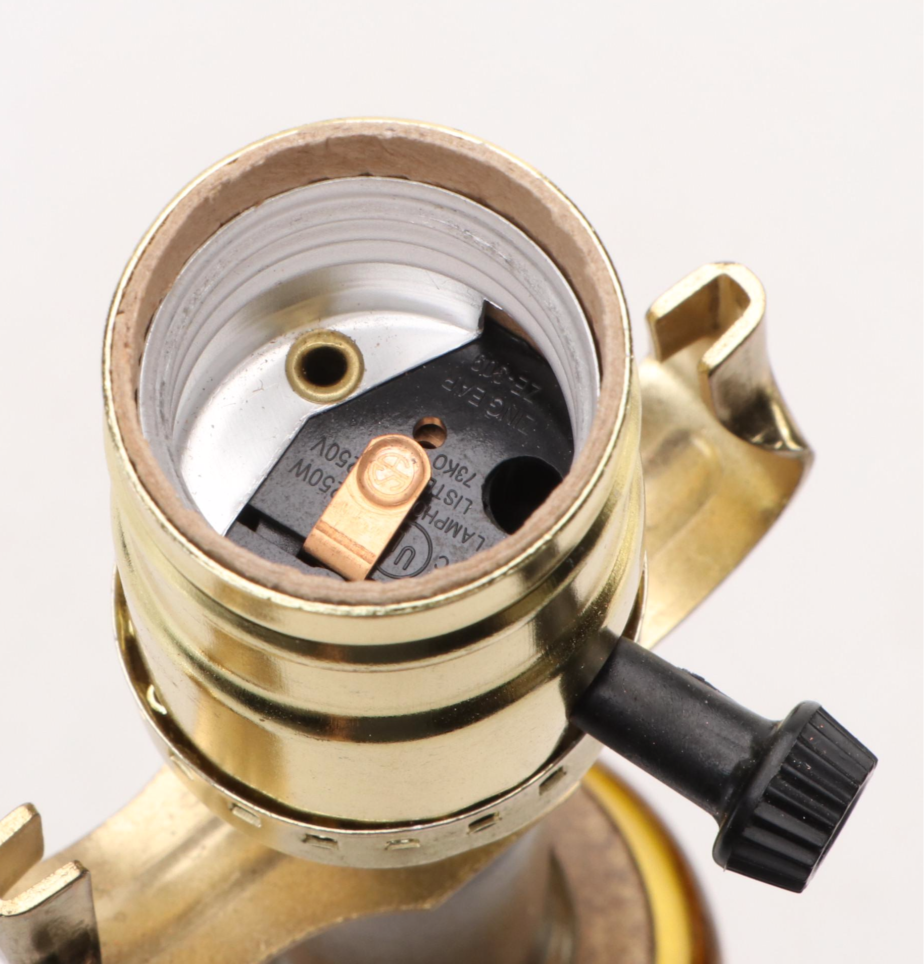 Van Teal Acrylic Multicolor Table Lamp with Cotton Drum Shade, Late 20th C