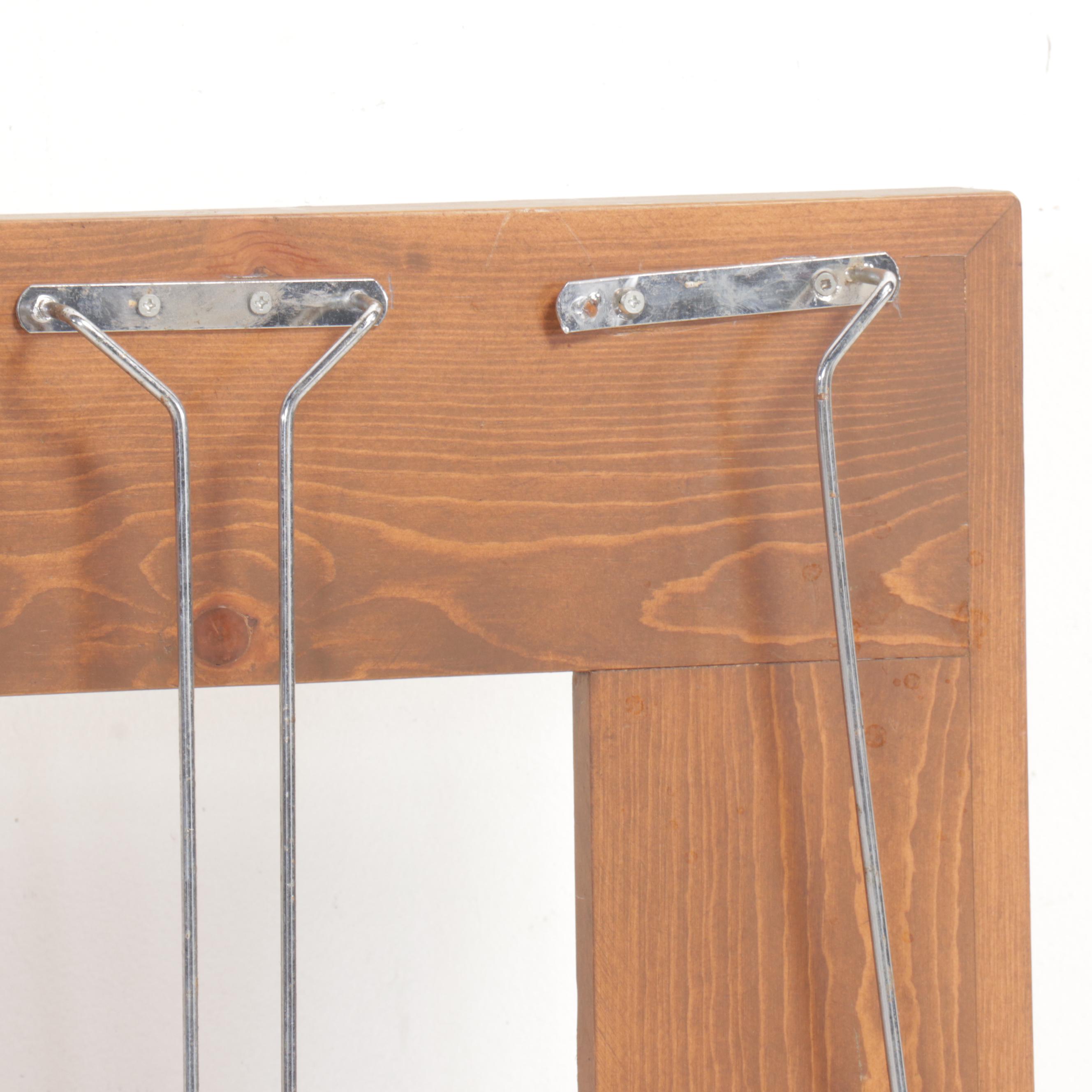 Corner Under Cabinet Stemware Hanging Rack