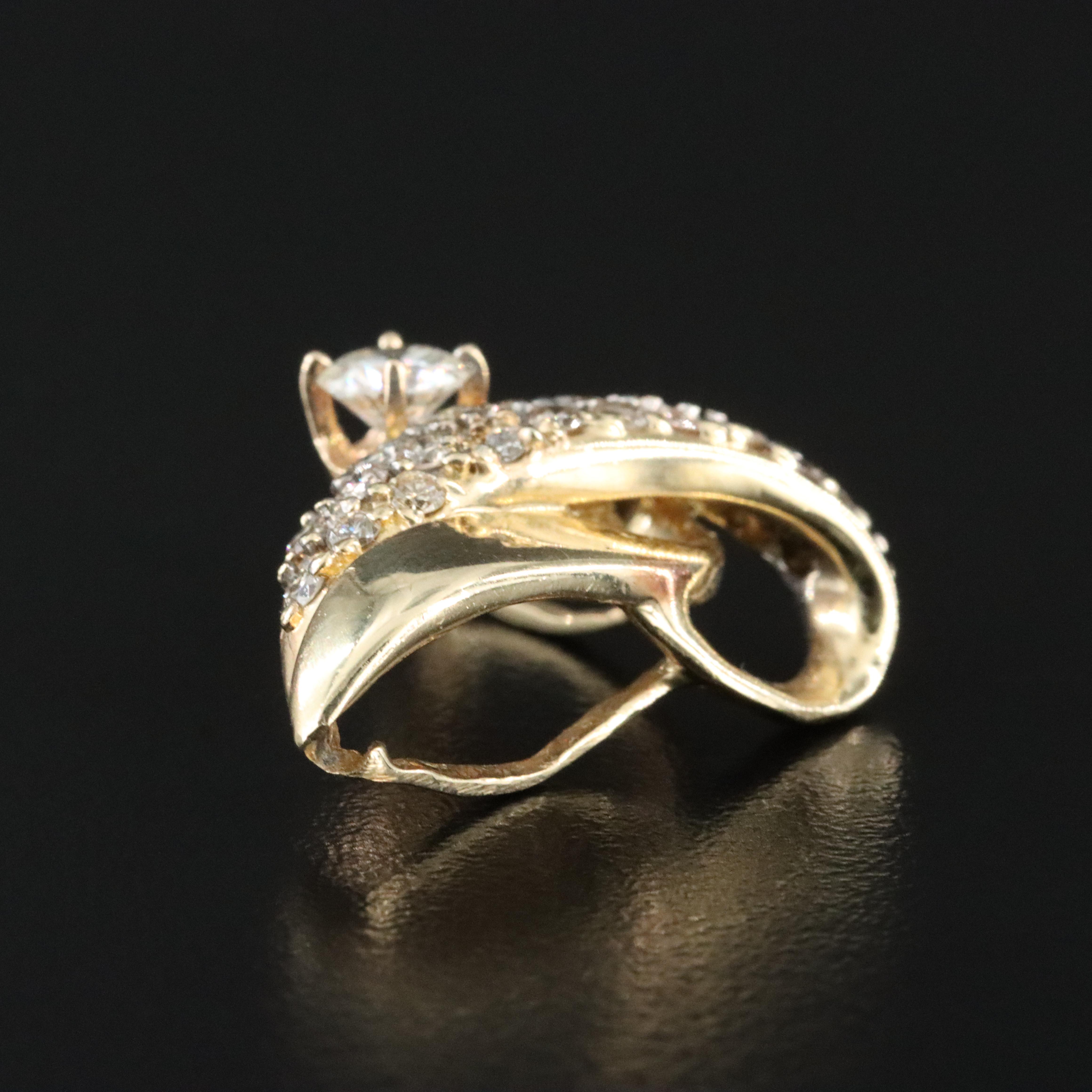 14K 1.16 CTW Diamond Pendant