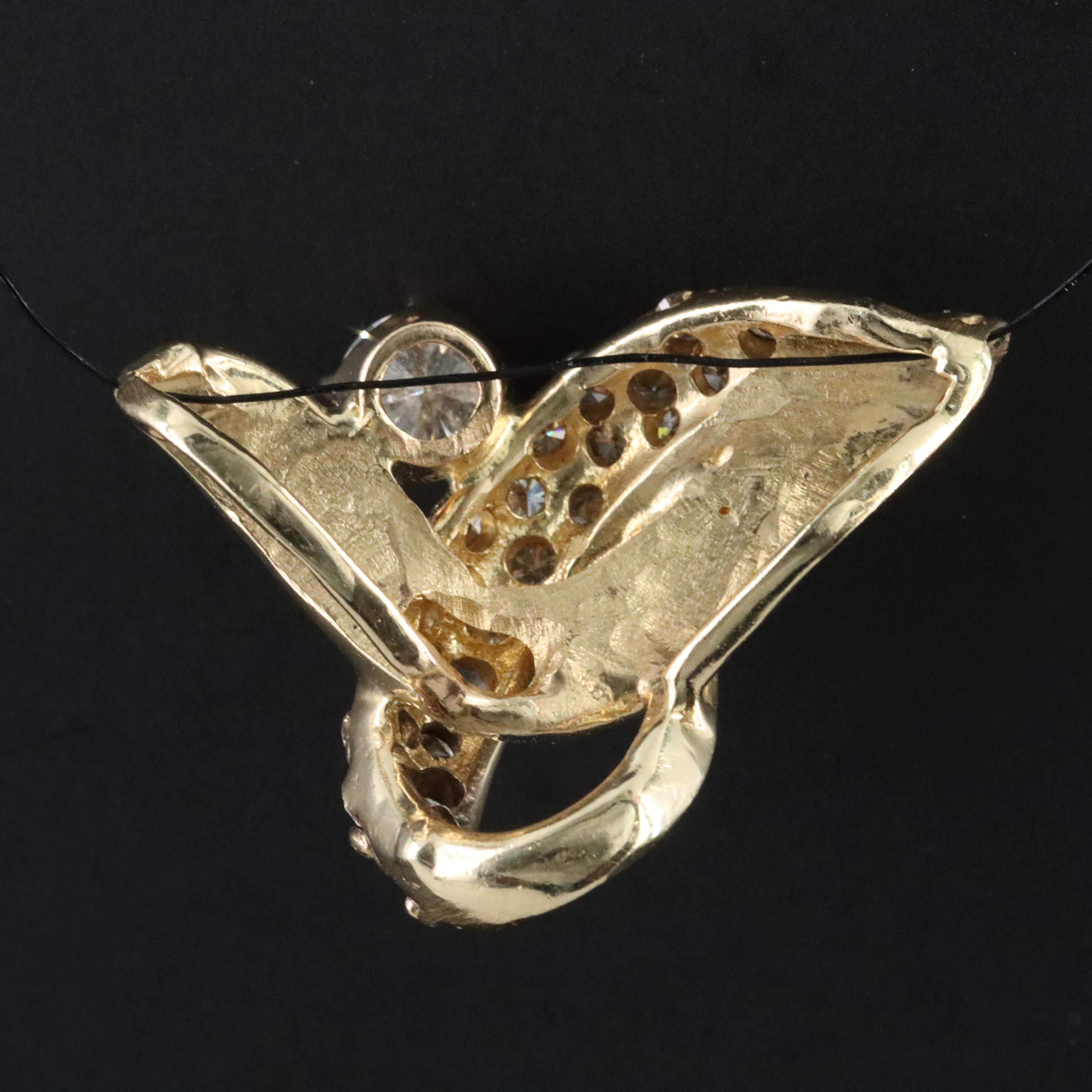 14K 1.16 CTW Diamond Pendant